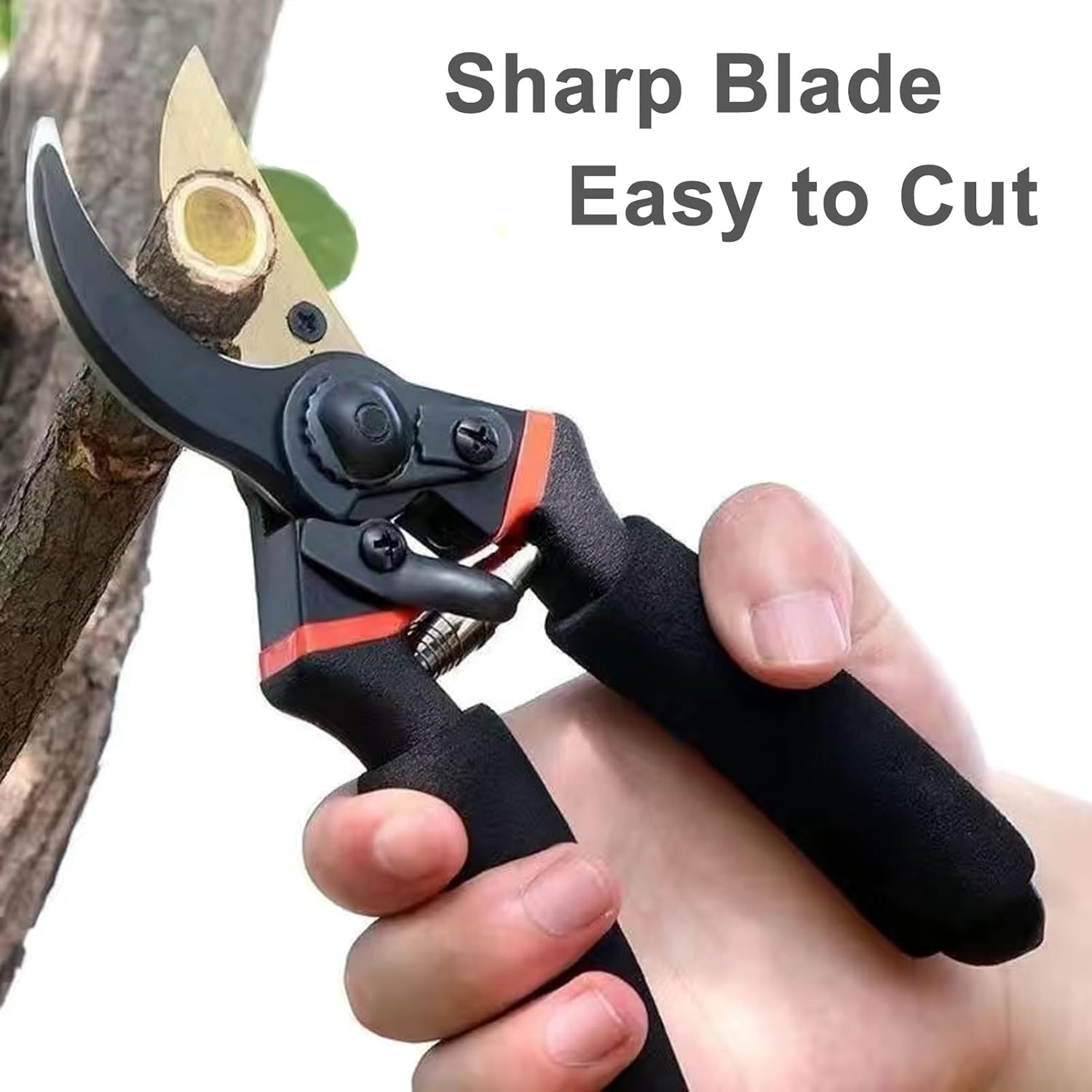 YUANBAO Professional Garden Pruning Kit GS-12, 8.5" Ultra Sharp Bypass Pruning Shear, 10" Long Blade Folding Saw, Garden Clipper, Garden Pruner, Gardening Scissor image number 1
