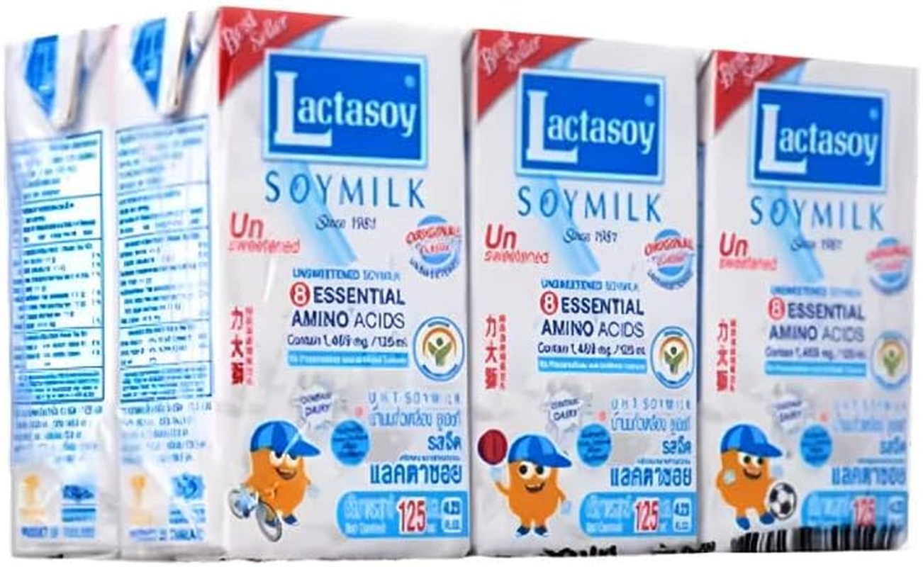 Lactasoy UHT Soymilk Unsweetened 125Ml 6 Pack