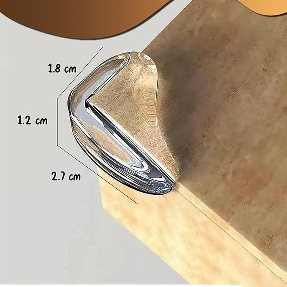 32 Pcs Corner Protector for Baby,Protectors Furniture Corner Guard & Edge Safety Bumpers Table Corner Protectors Bumpers to Cover Sharp Furniture & Table Edges(Clear)