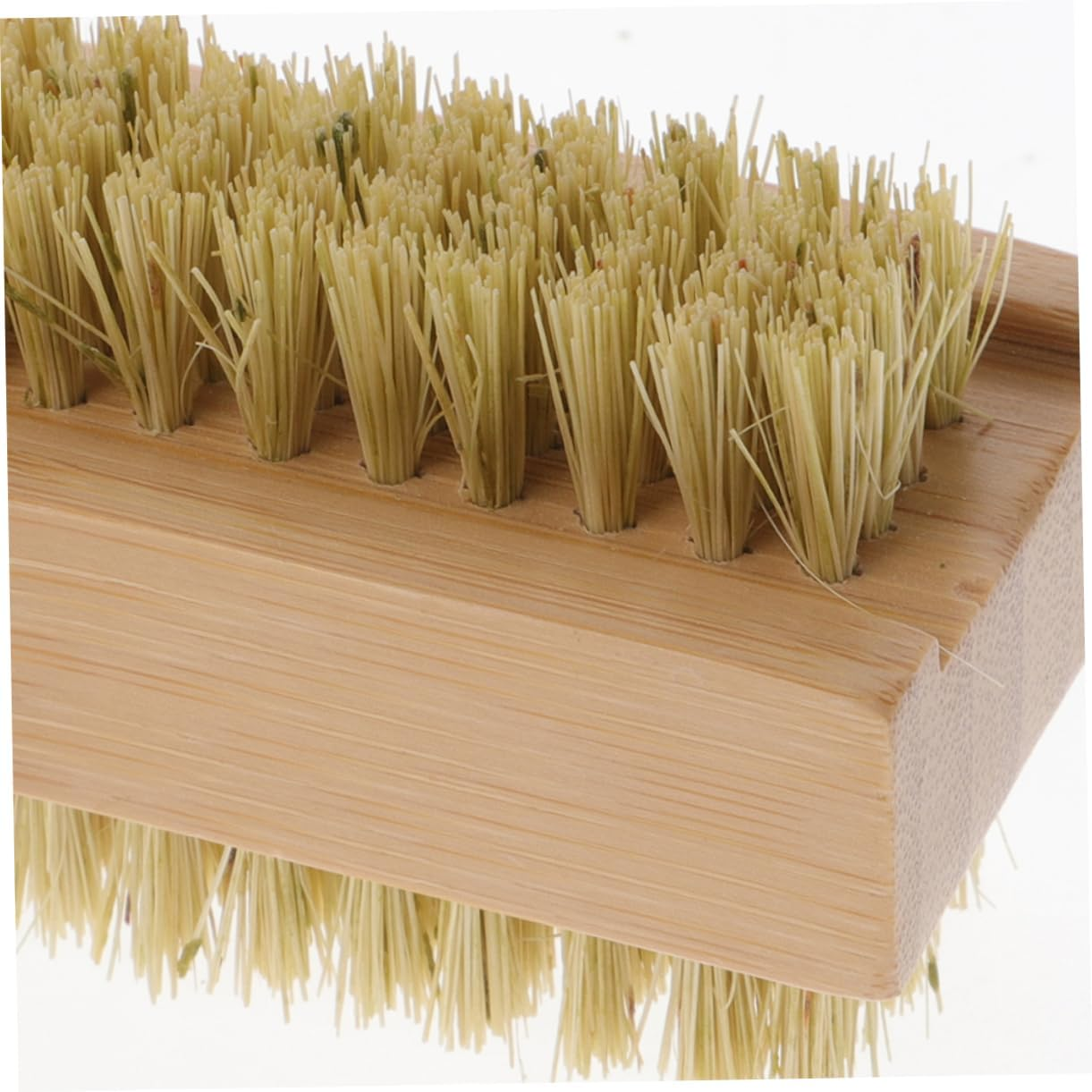 BATHVEVE 2Pcs Nail Art Brush Fingernail Cleaning Brush Soft Bristles Wood Handle for Women image number 1