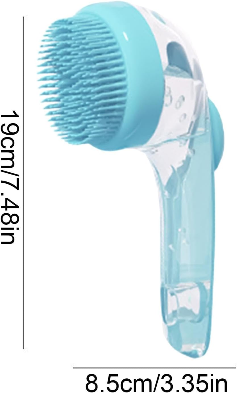 Wjnflqn Dog Washing Brush, Dog Brush for Bathing, Multifunctional Shower Comb for Kittens, Soft Dog Bath image number 6