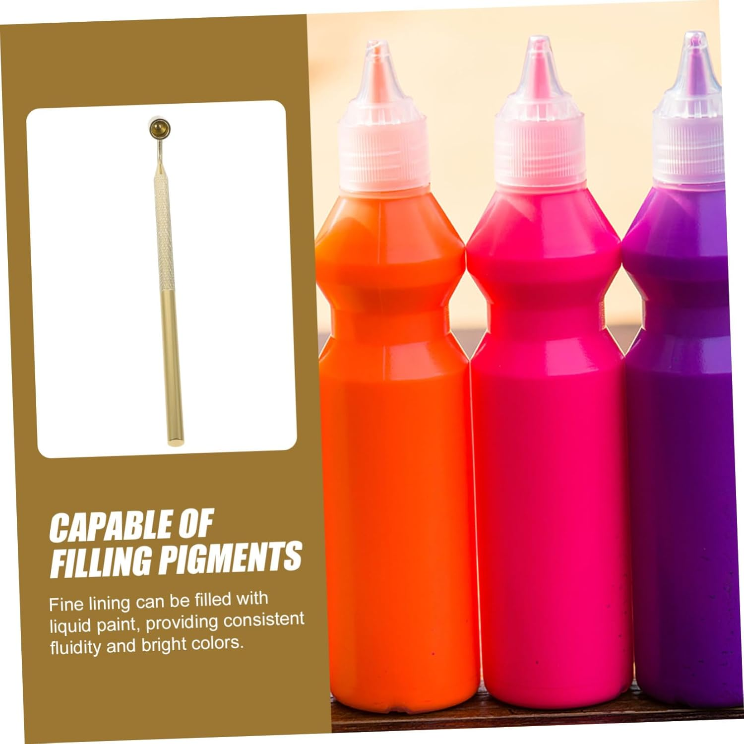 Mikinona Automotive Paint Pen 0.5Mm Fine Line Fluid Writer for Car Scratch Repair, Pearl White Touch-Up Pen Liquid Masking, Fillable Car Repair Tool for Precise Auto Paint Touch-Up image number 6