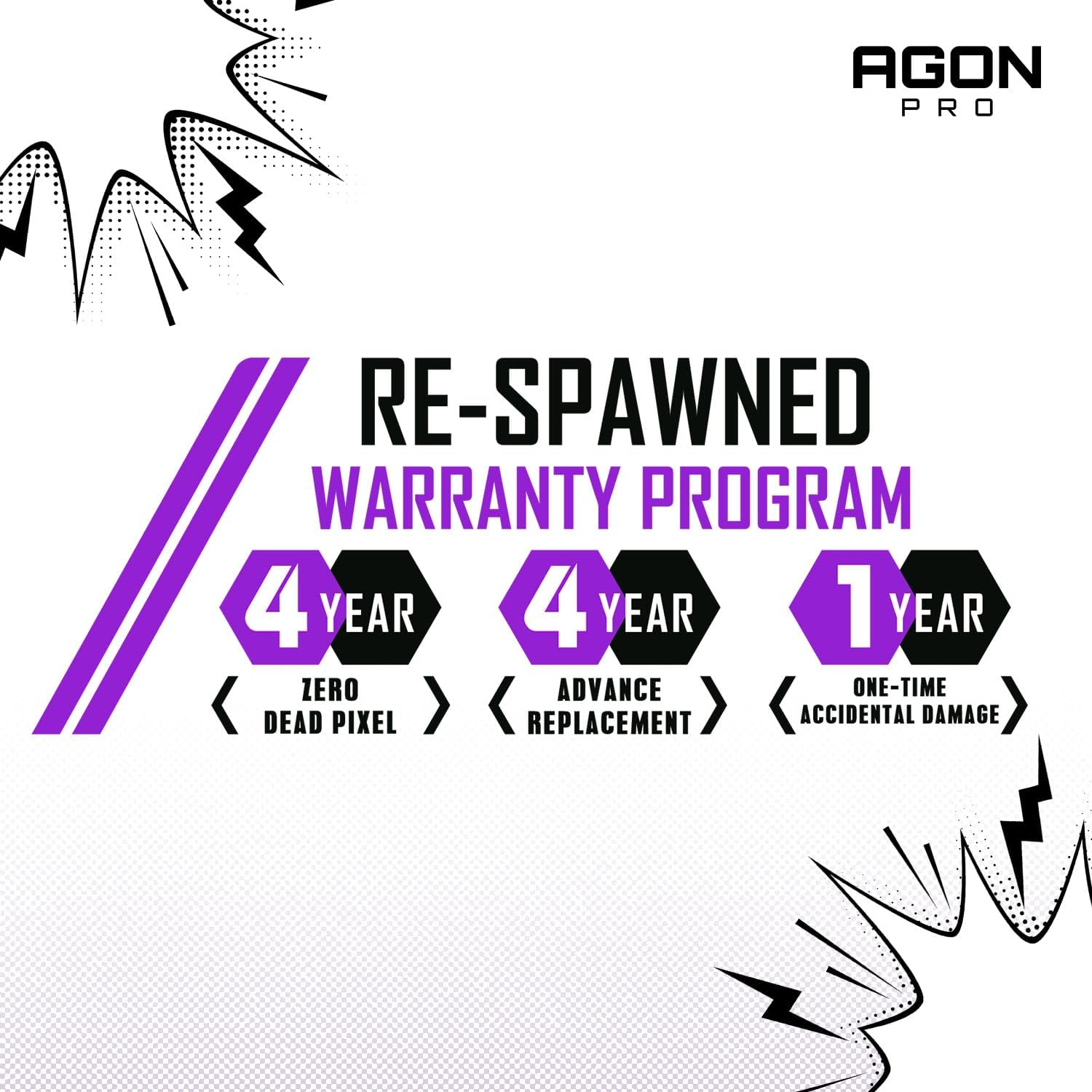 AOC Agon AG276QZD OLED G-Sync Compatible 0.03Ms GTG 240Hz Gaming Monitor image number 2