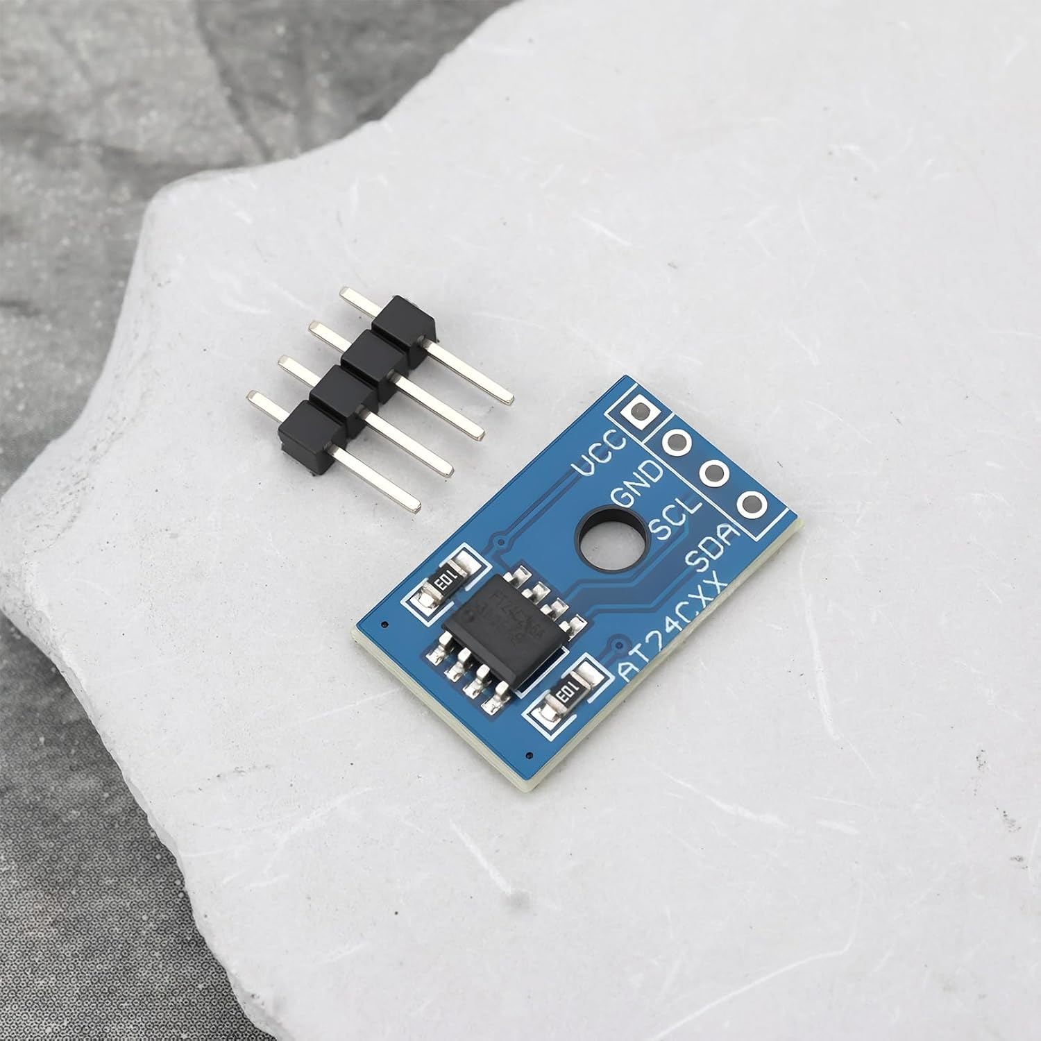 Create Idea 6X AT24C256 SMD Memory Module I2C Interface Serial EEPROM 2.7-5.5V 5Ma Suitable for Data Storage Module image number 4