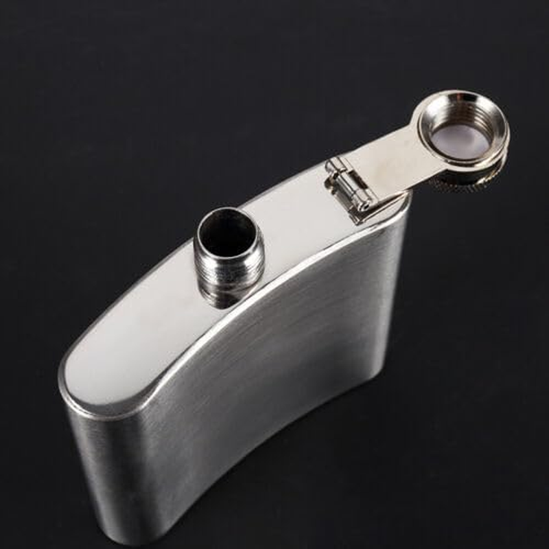 Ariv Hommey 6X 7Oz Stainless Steel Hip Flask Pocket Liquor Alcohol Engravable Whiskey Bottle image number 2