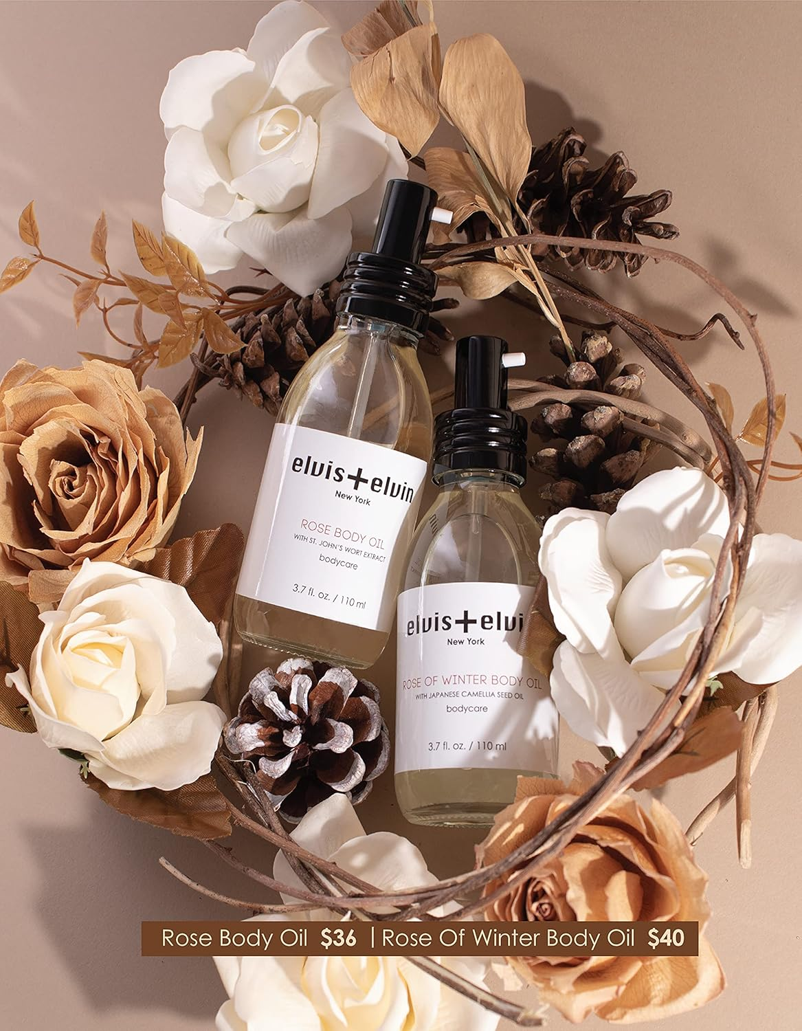 Elvis & Elvin Rose of Winter Body Oil image number 1