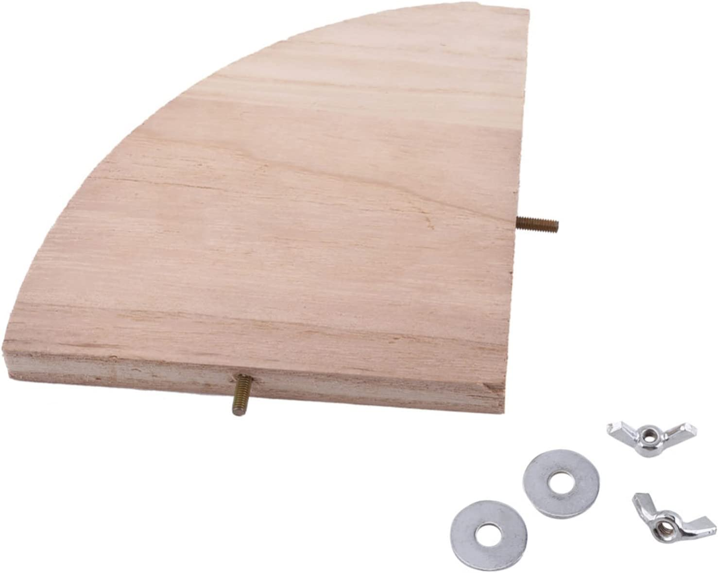 TRADERPLUS Wood Bird Perch Platform Stand Parrot Cage Perch Parrot Stand Playground Cage Accessories for Parakeets Bird Chinchilla Hamster Guinea Squirrel Hedgehog, 7 Inch image number 4