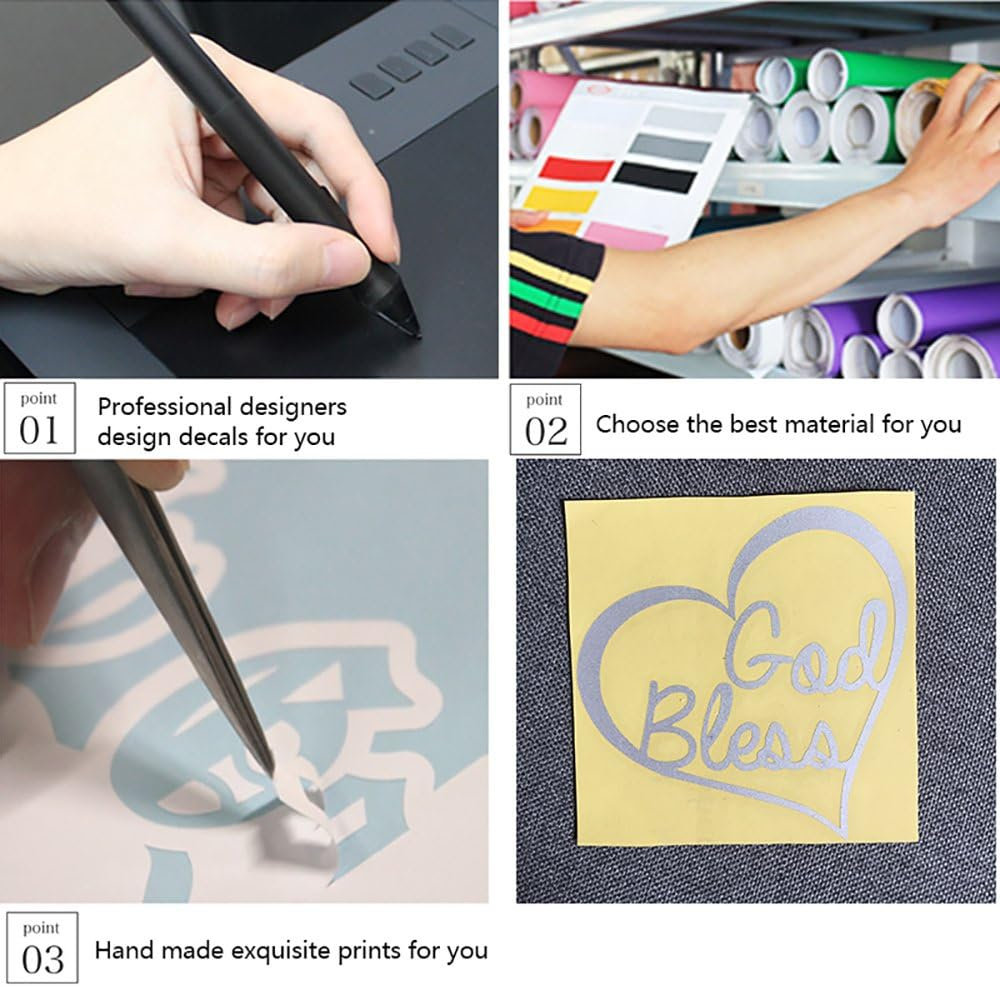 Tell Your Dog I Said Hi Sticker for Cars Funny Car Vinyl Bumper Sticker Window Decal (18Cm, White) image number 2