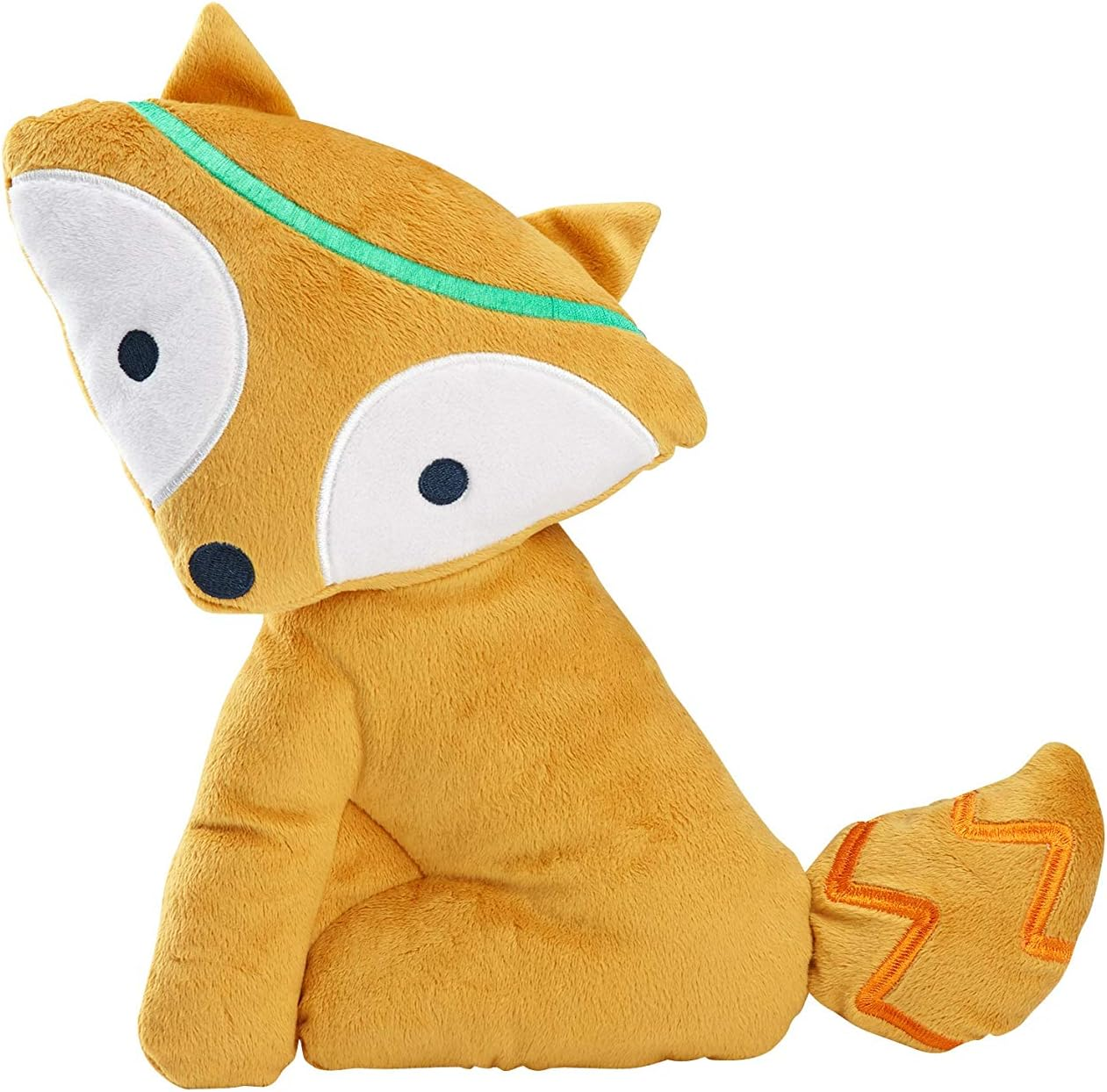 Nojo White Cloud with Gold & Silver Embroidery Good Night Decorative Pillow with Moon & Stars, White, Silver, Gold (2609723P)