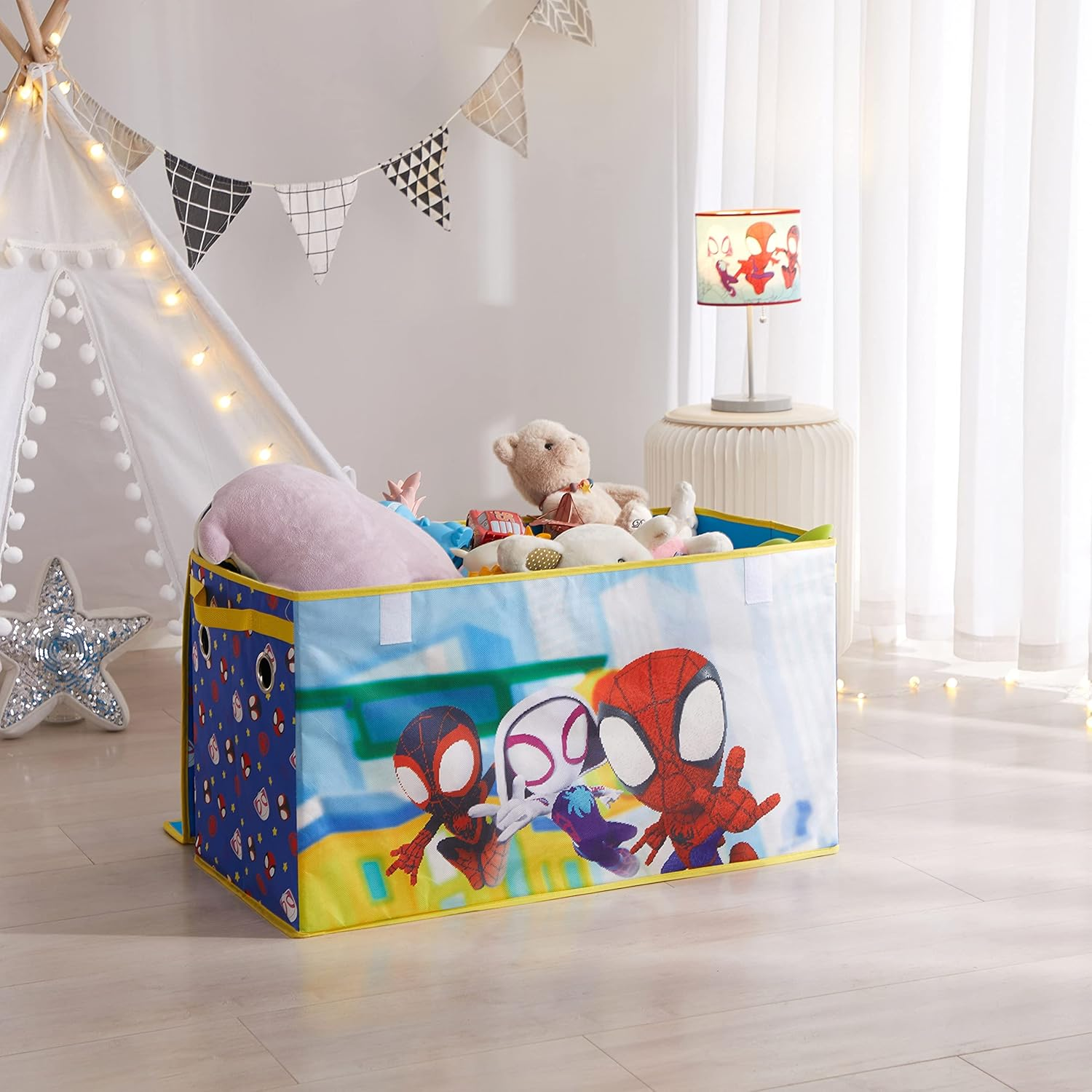 Idea Nuova Marvel Spidey and His Amazing Friends Collapsible Children&rsquo;S Toy Storage Trunk, Durable with Soft Lid, 28.5"X14.5"X16" - Lol Surprise image number 6