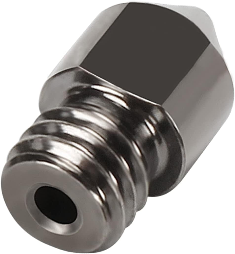 Acbbmns 3-Pack Hardened Steel Nozzle 0.4 Mm/1.75 Mm 3D Printer MK8 Nozzles Fit for Makerbot Creality CR-10 Ender 3 (0.4Mm, 3-Pack) image number 4