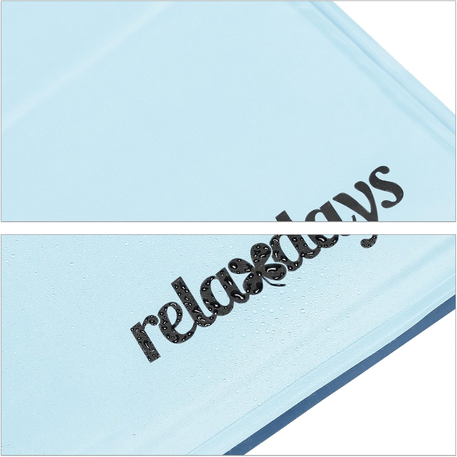 Relaxdays Self-Cooling Dog Mat, 50 X 90 Cm, Wipeable, Gel Pad, Cooling for Animals, Light Blue image number 2