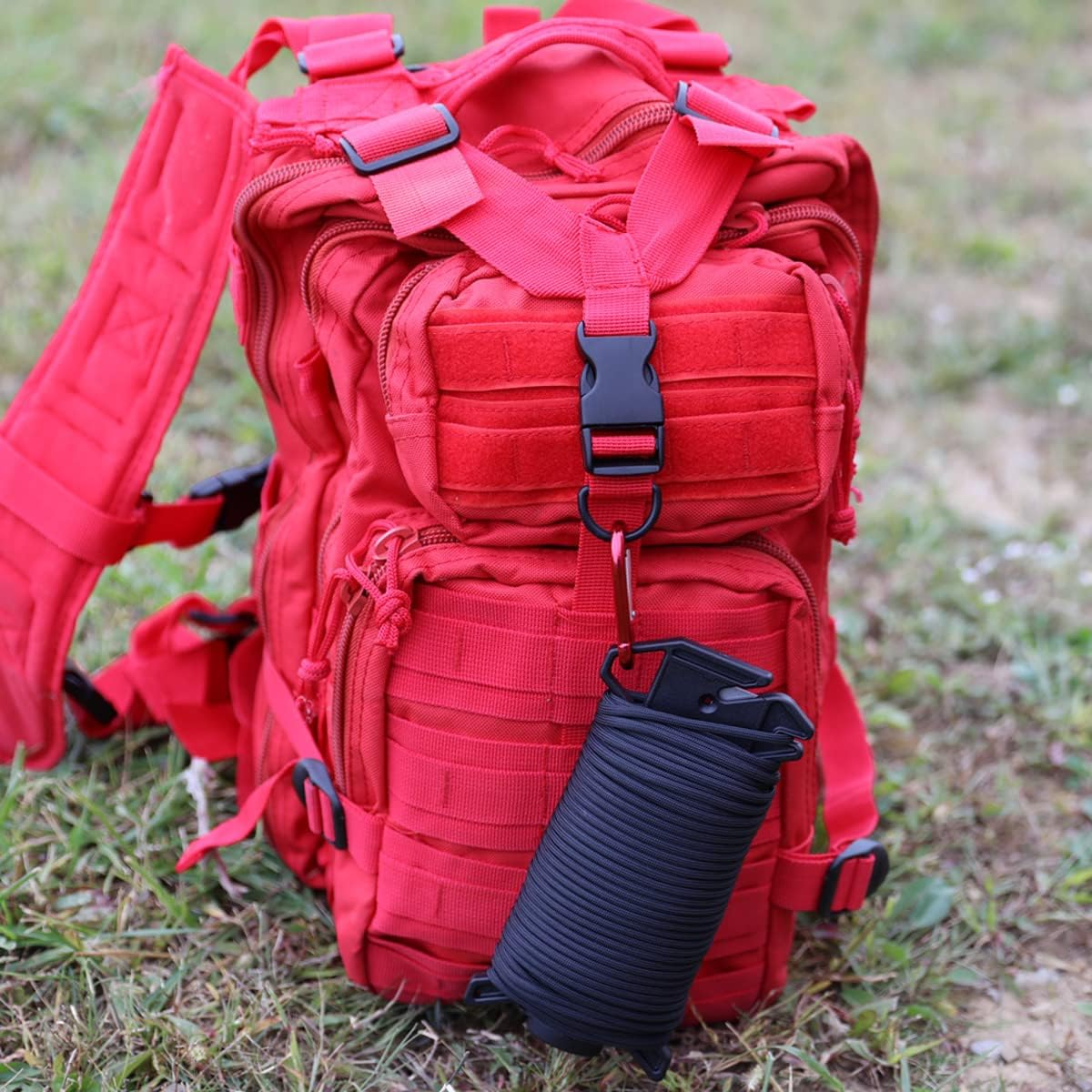 Atwood Rope MFG Ready Rope&trade; 550 Paracord 100 Feet 7-String Core Nylon Parachute Cord outside Survival Gear Made in USA | Lanyards, Bracelets, Handle Wraps, Keychain (Blue) image number 6