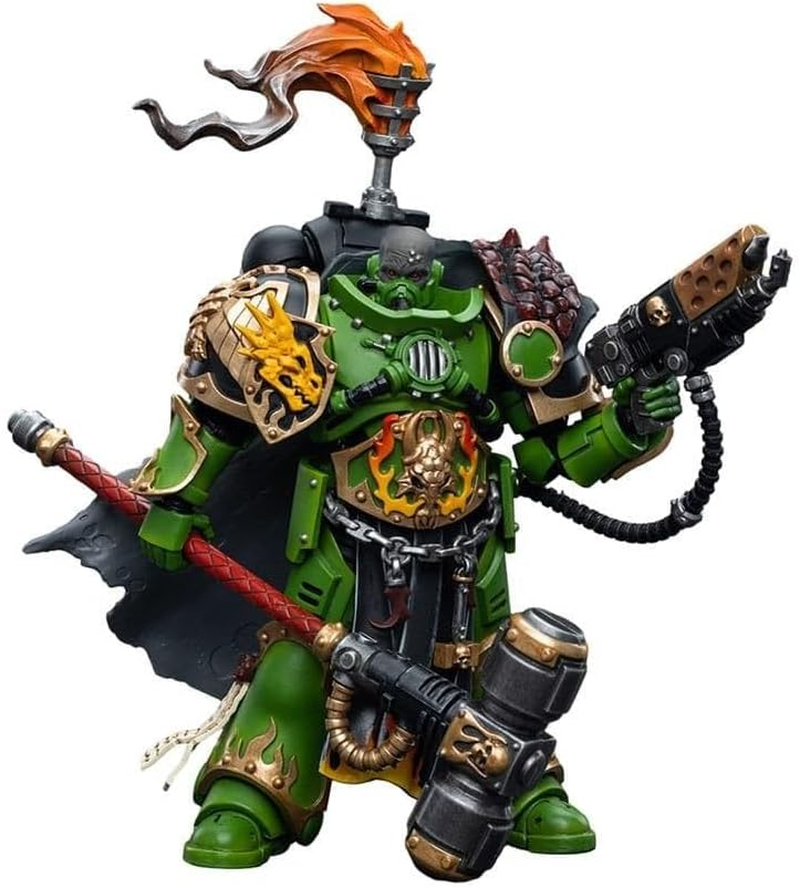 Joytoy Warhammer Collectibles: 1/18 Scale Salamanders Captain Adrax Agatone Action Figure image number 5