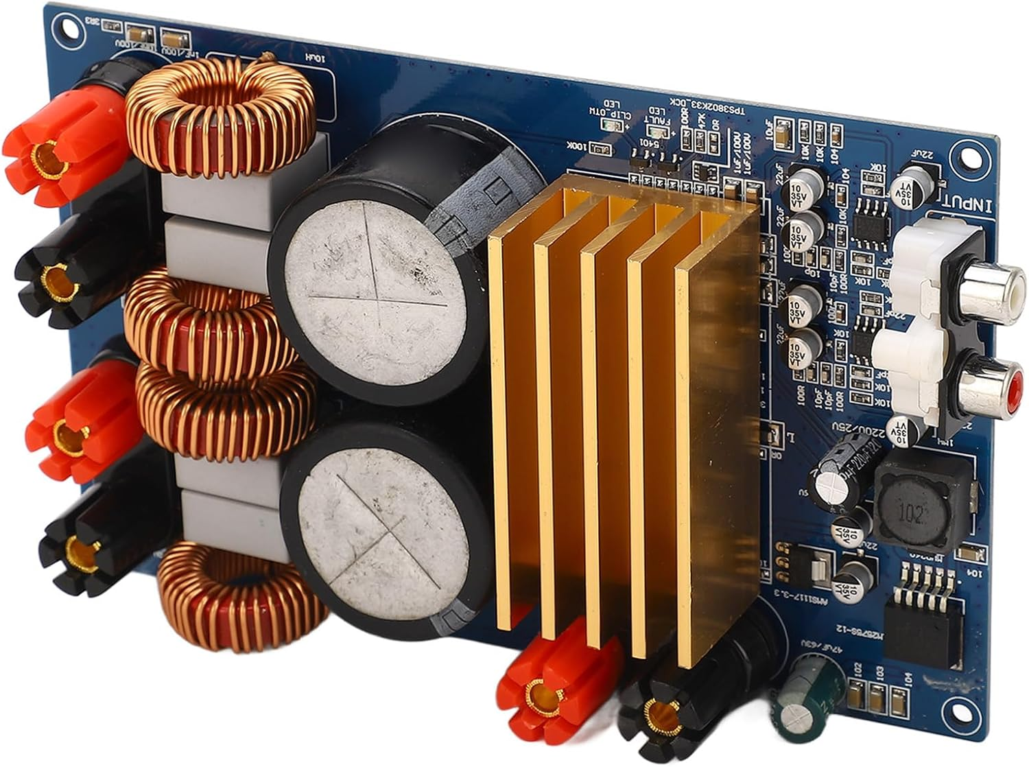 EVTSCAN Amplifier Board TPA3255 300W plus 300W Class D Digital Amplifier Audio Board, for Home Theater DC48V image number 5