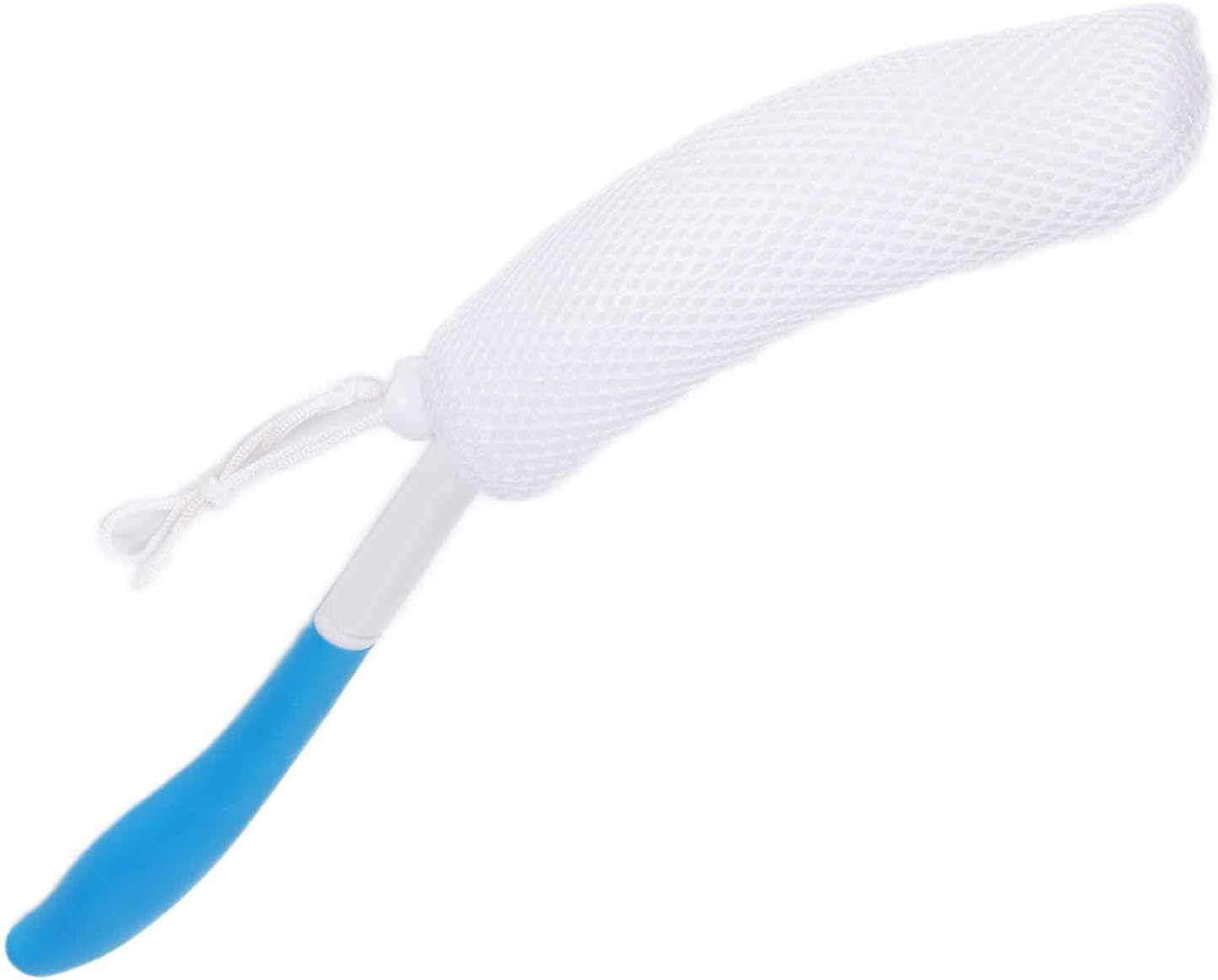 Bath Brush, Long Curved Handle Soft Sponge Body Cleansing Exfoliating Shower Brush image number 4