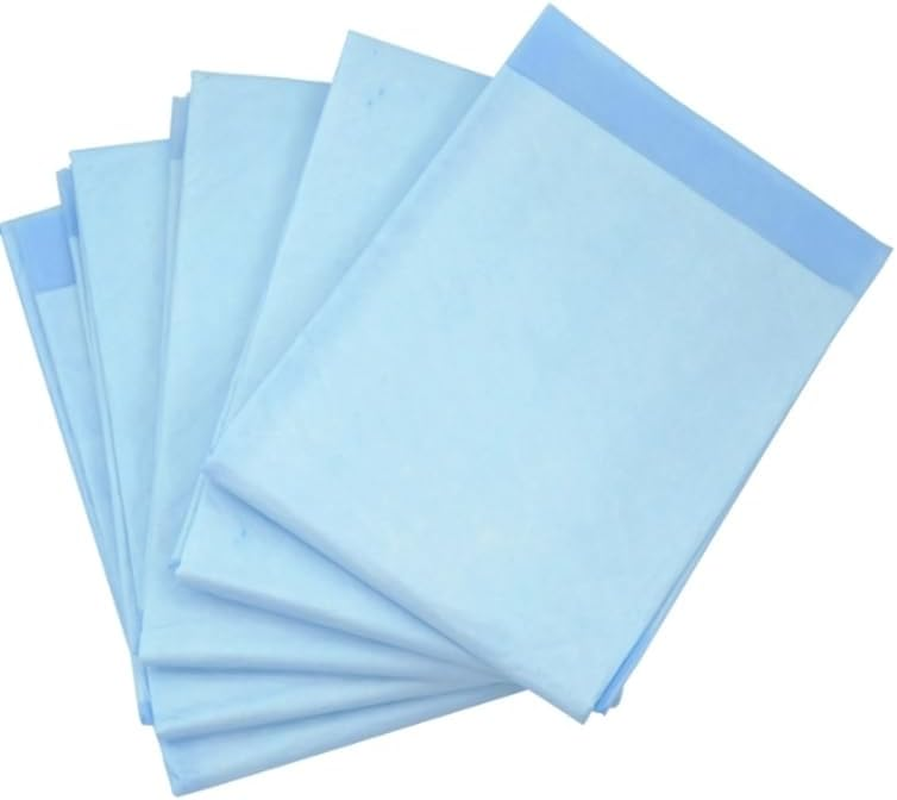 Disposable Underpad 60Cm X 60Cm, Pack of 100, Disposable Changing Pads for Baby and Pet Waterproof Diaper Changing Pad Breathable Underpads Bed Table Protector Mat