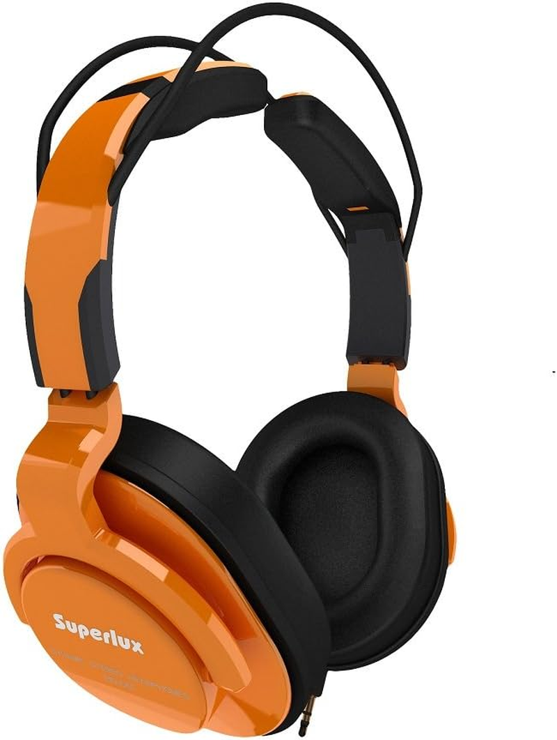 Superlux HD661 Blue Sealed Studio Monitor Headphones, Blue