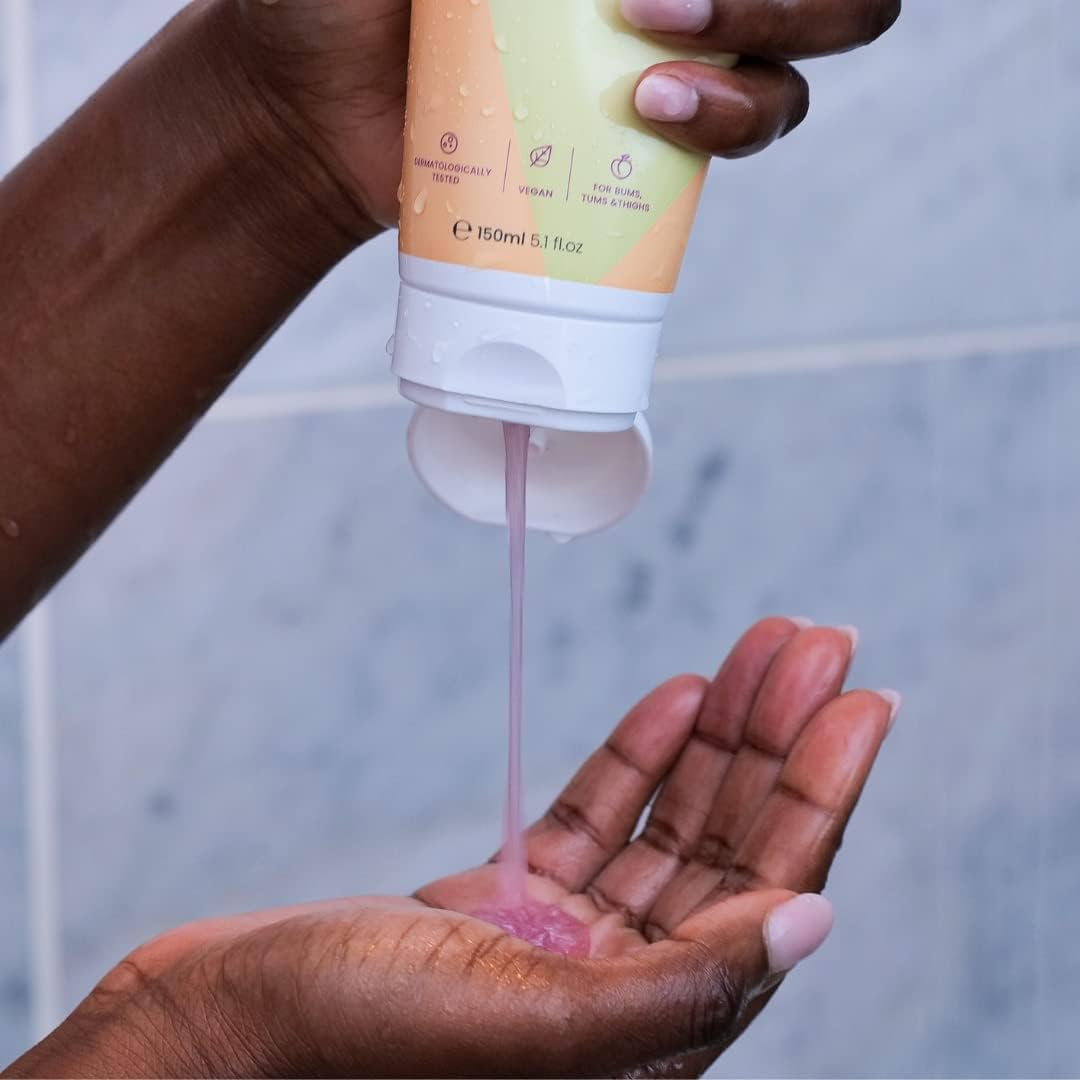 Woowoo Bright & Buff Natural Body Scrub Exfoliator 150Ml - Vegan Beauty Gentle Exfoliating Scrub, Remove Dry and Flaky Skin - with Bamboo Extract, Aloe Vera and Natural Pumice Stones image number 4