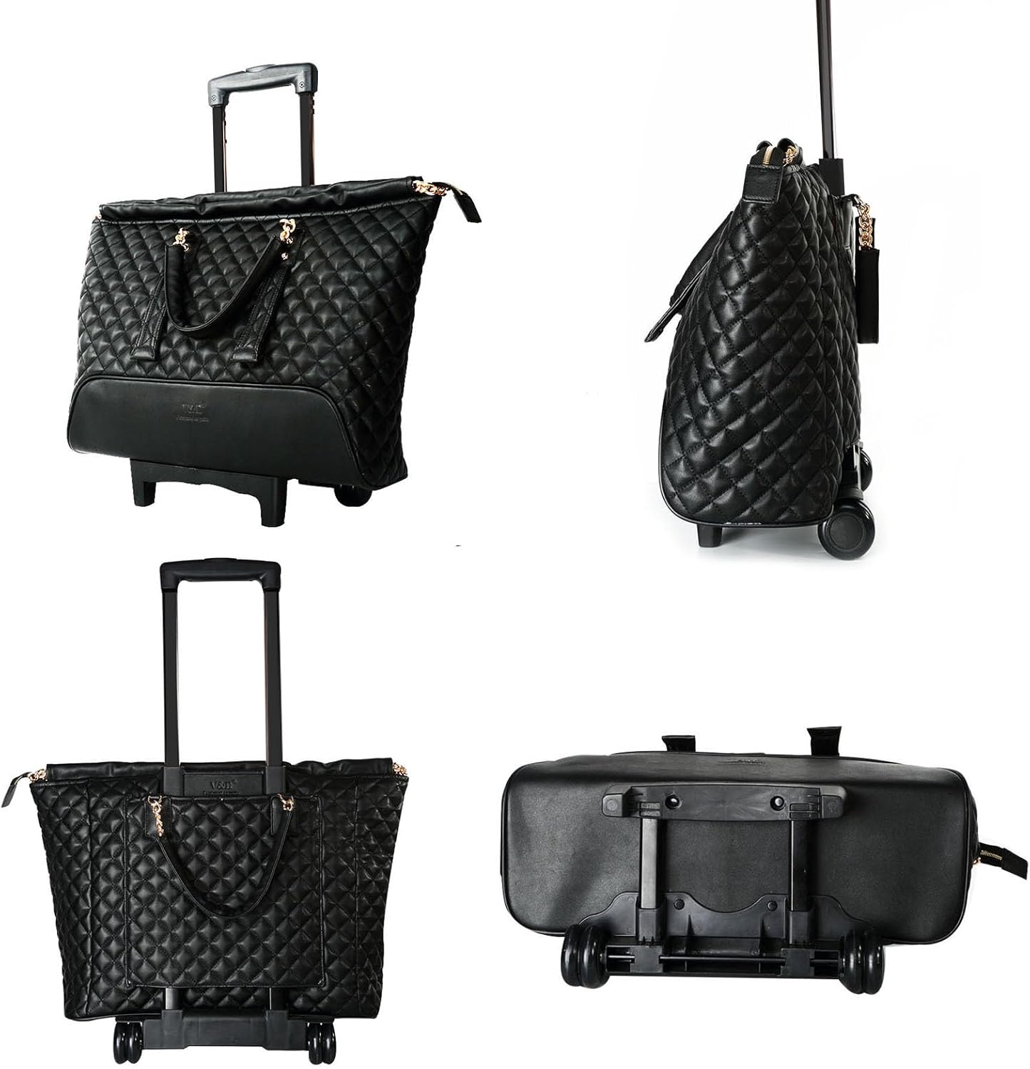 VH&GRED Lightweight Carry-On Luggage Small Trolley Bag Suitcase Female Boarding Bag Short Trip Luggage Trolley Case 16 Inch Fashion Suitcase image number 2