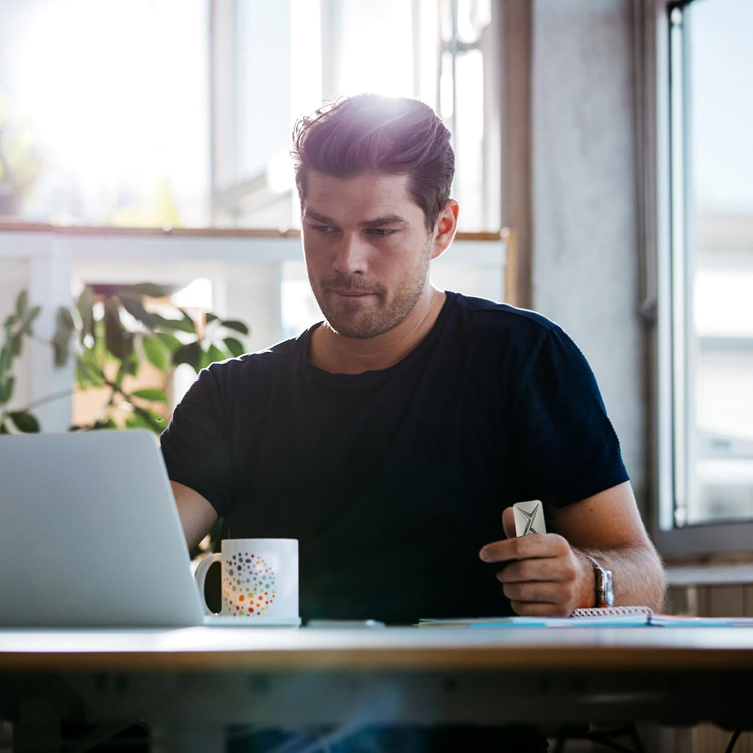 Fidget Slider, Trackless Fidget Toy for Fancy Play, Adult Sensory Toys, Silver image number 5