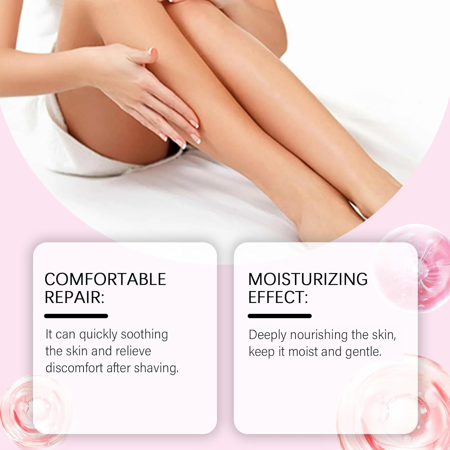 Strawberry Vanilla Aftershave Moisturizer, Smooth, Soothing Skin, Moisturizing and Nourishing Post-Shave, Gentle Shaving, Suitable for Mild, for All Skin Types (3Pcs) - 2Pcs image number 4