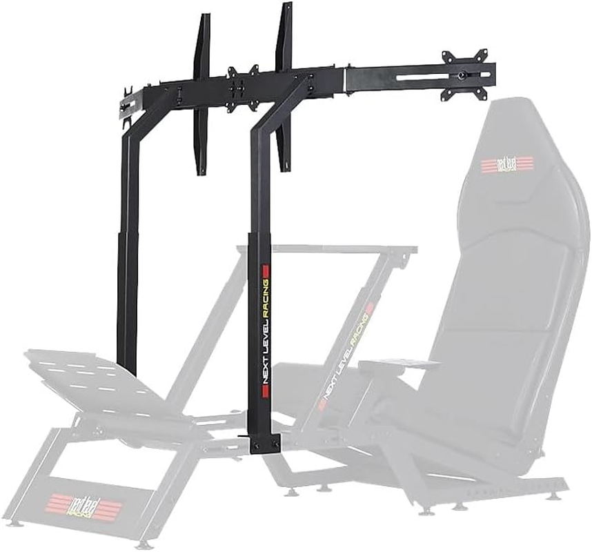 Next Level Racing F-GT Matte Black Monitor Stand - Not Machine Specific