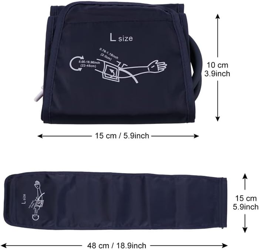 AIMALL Large Cuff 22-48Cm for OMRON Digital Upper Arm Blood Pressure Monitor - Adjustable Replacement Band image number 5