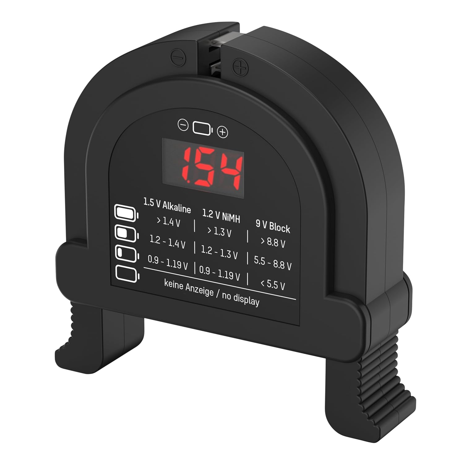 Ansmann Compact Digital Battery Tester for AA, AAA, C, D and 9V Alkaline and Nimh Barreries image number 5