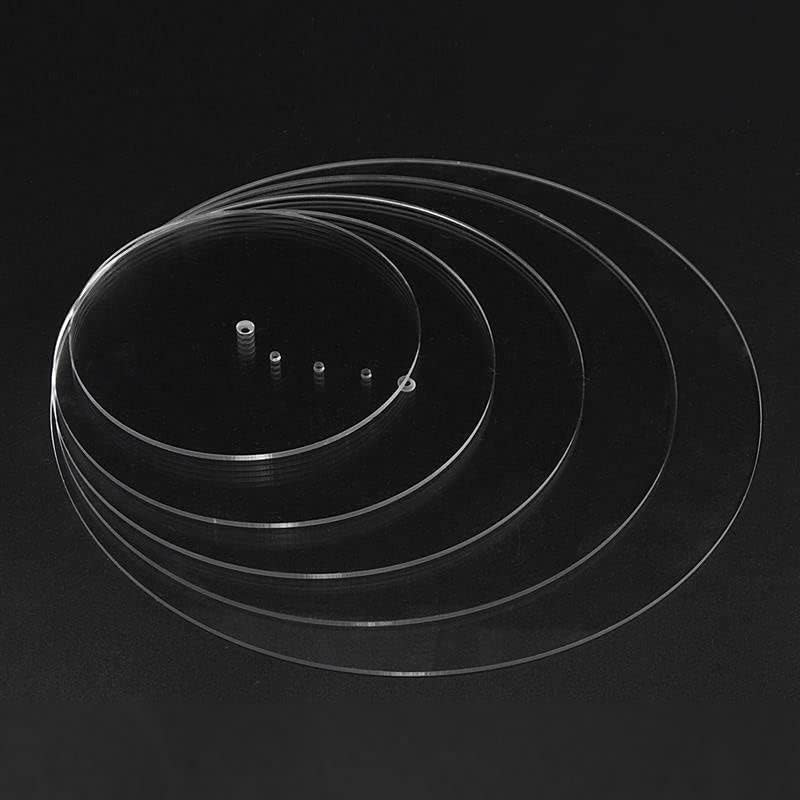 3/4/5/6/7/Tier Acrylic Clear round Cupcake Cake Stand Birthday Wedding Party - Durable and Elegant Design AU image number 2