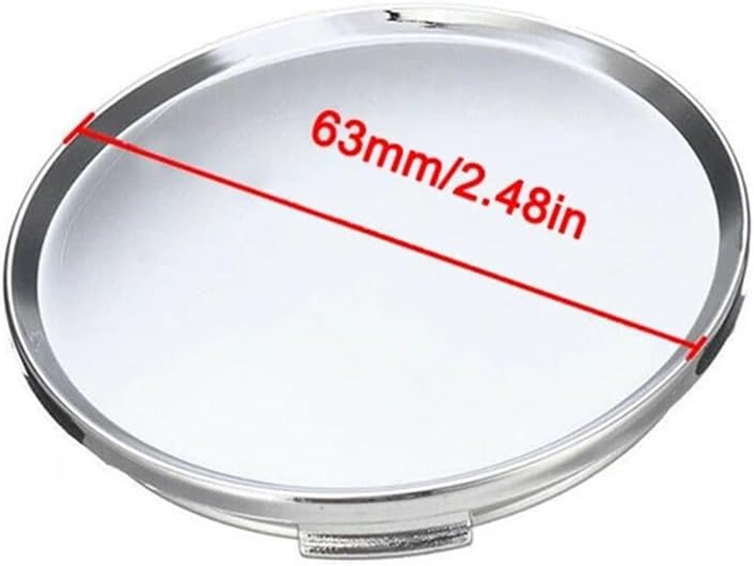 BWPEXZ 4Pcs/Set 63Mm Silver Car Auto Wheel Center Cap Covers Tyre Tire Rim Hub Cap Accessories image number 2