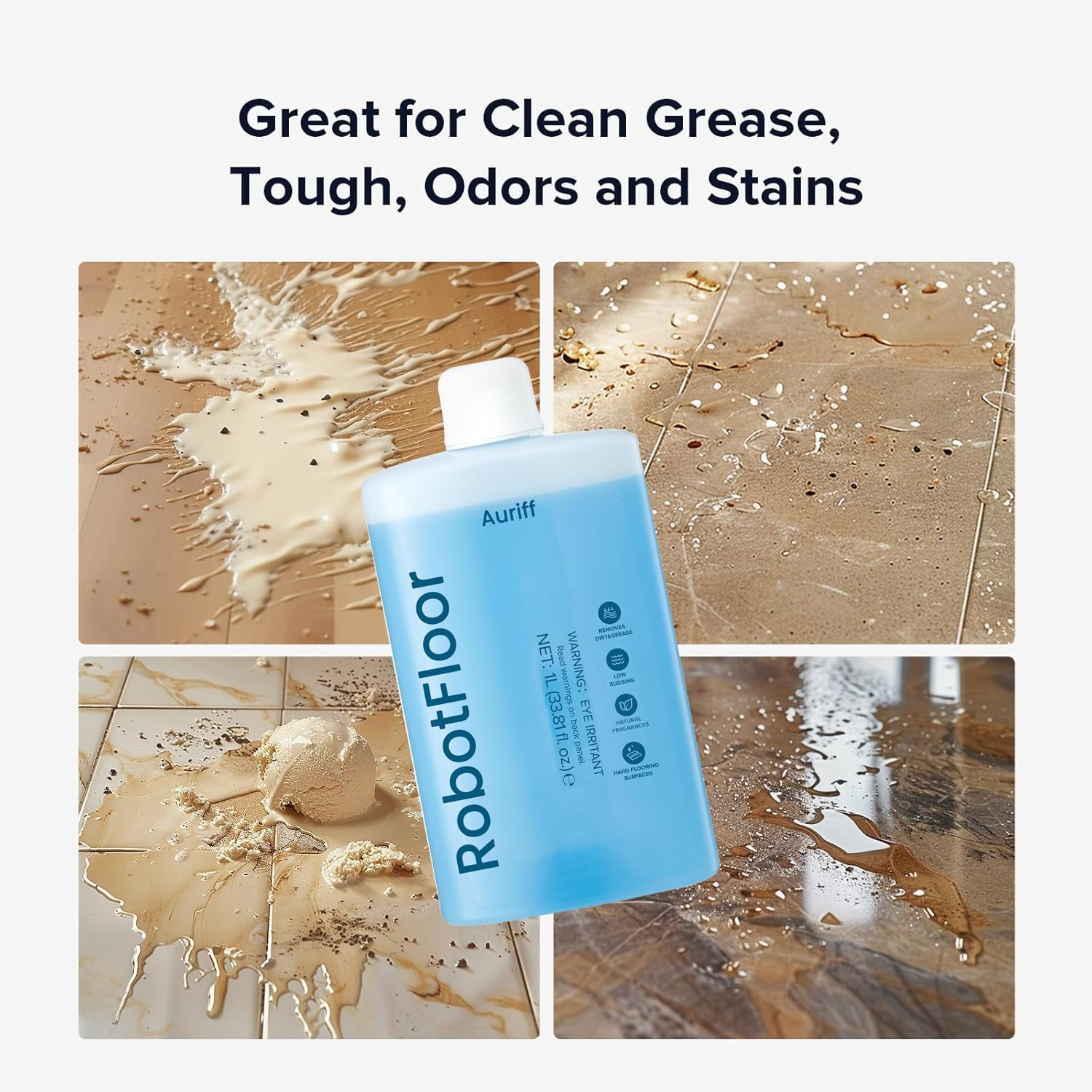 1L Multi-Surface Floor Cleaning Solution Compatible with Roborock S8 Pro Ultra/S8 Maxv Ultra/Q5/Q7/Q Revo/S7 Max Ultra/S7Maxv plus Vacuum Cleaners image number 2