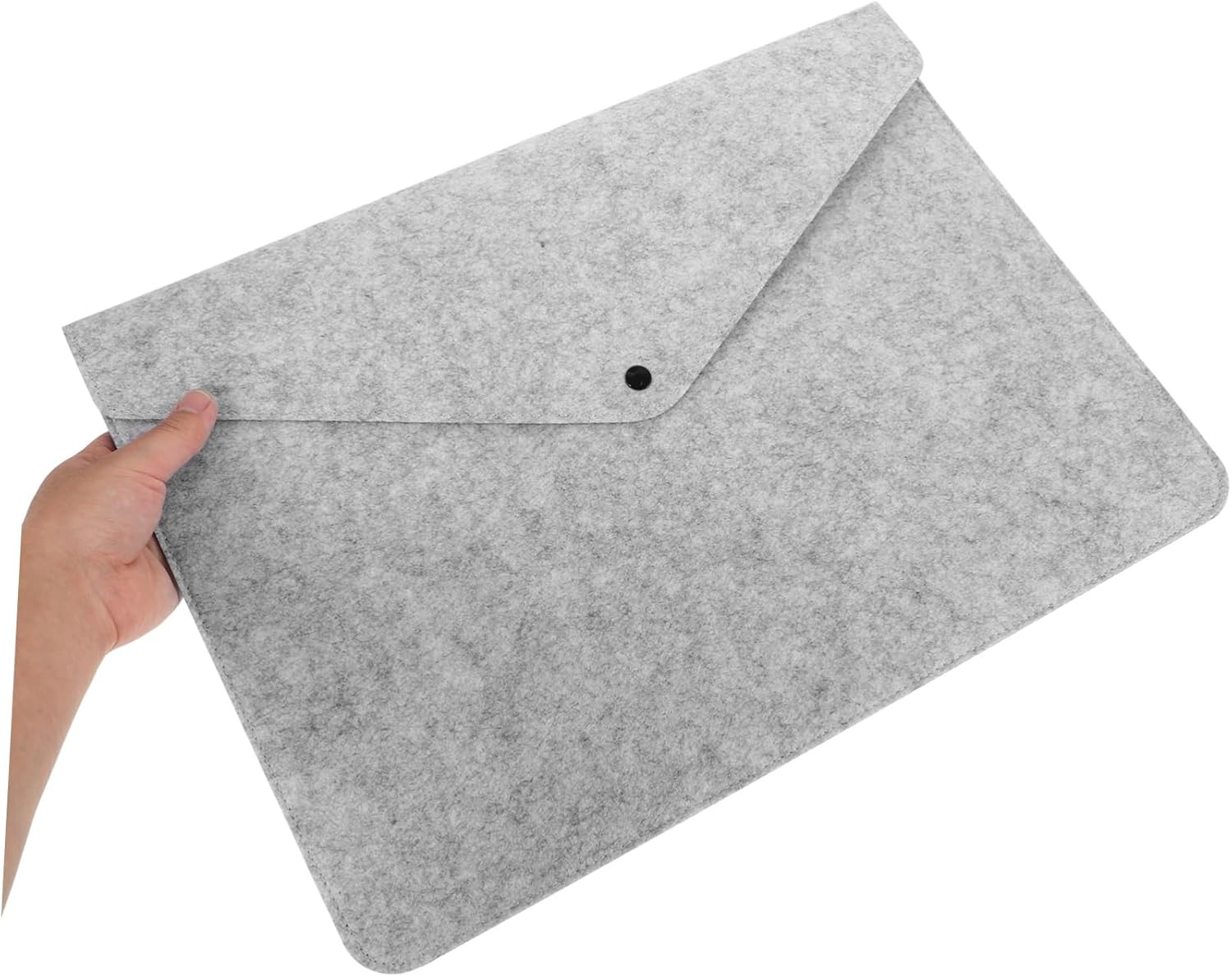 Homoyoyo Felt Document Bag Portable Folders Pockets Storage for Office Bills Felt File Organizer image number 6