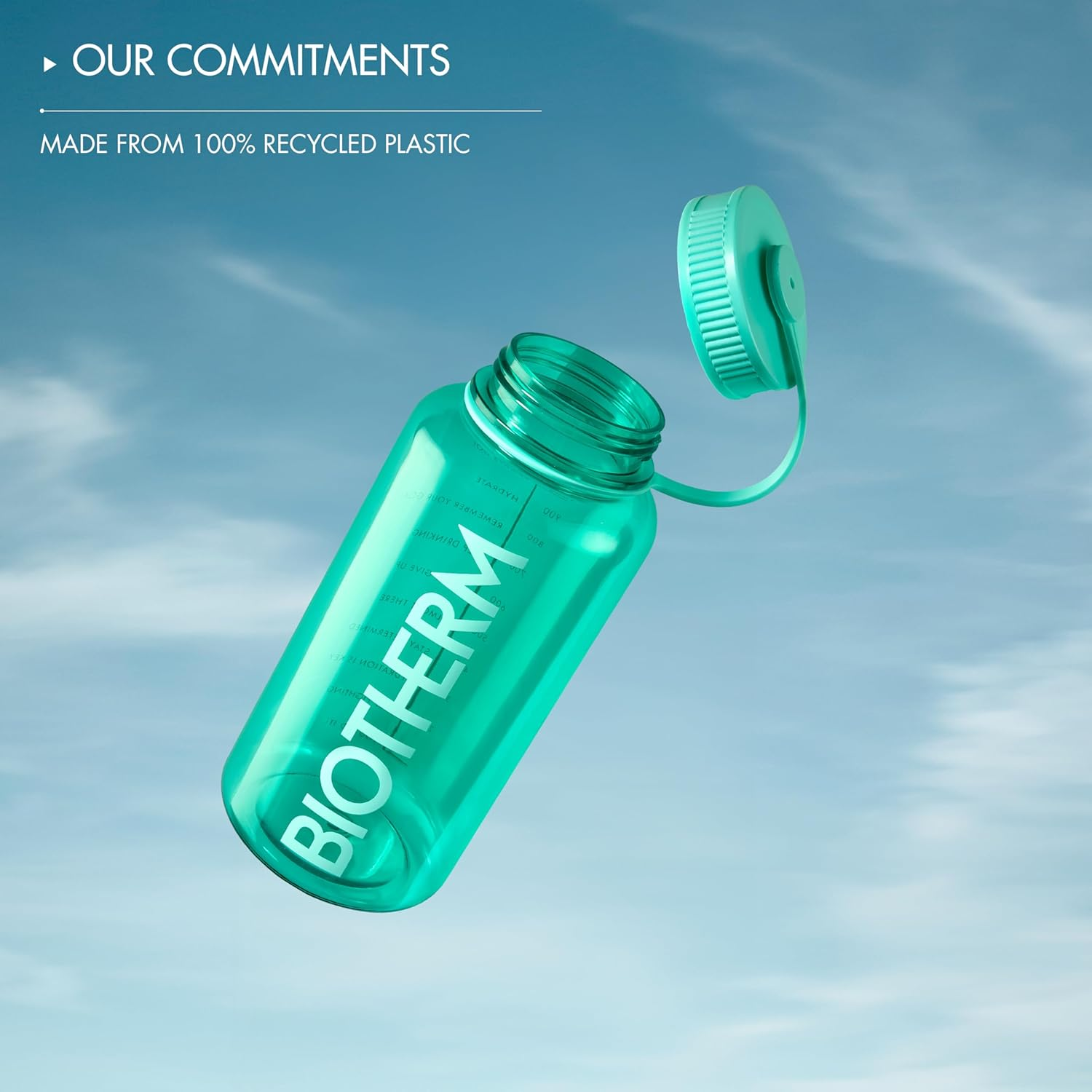 Biotherm the Drop - Aqua Drop for Women, Skin and Body Hydration Essentials for Normal to Oily Skin, Packed in a 1L Recycled, Reusable Plastic Water Bottle, with 4 Body and Skincare Products image number 1