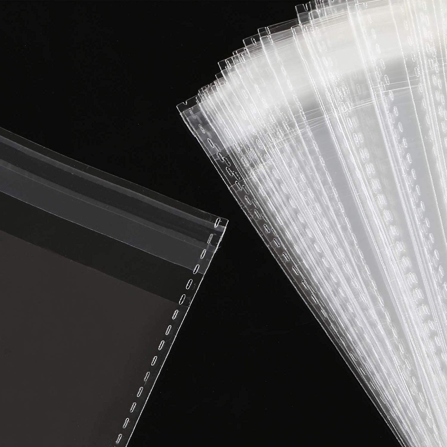 GWHOLE 100 PCS 2.75X 3.94 Inch Resealable Clear Cello Cellophane Bags Self Adhesive Sealing for Bakery, Candle, Soap, Cookie Poly Bags