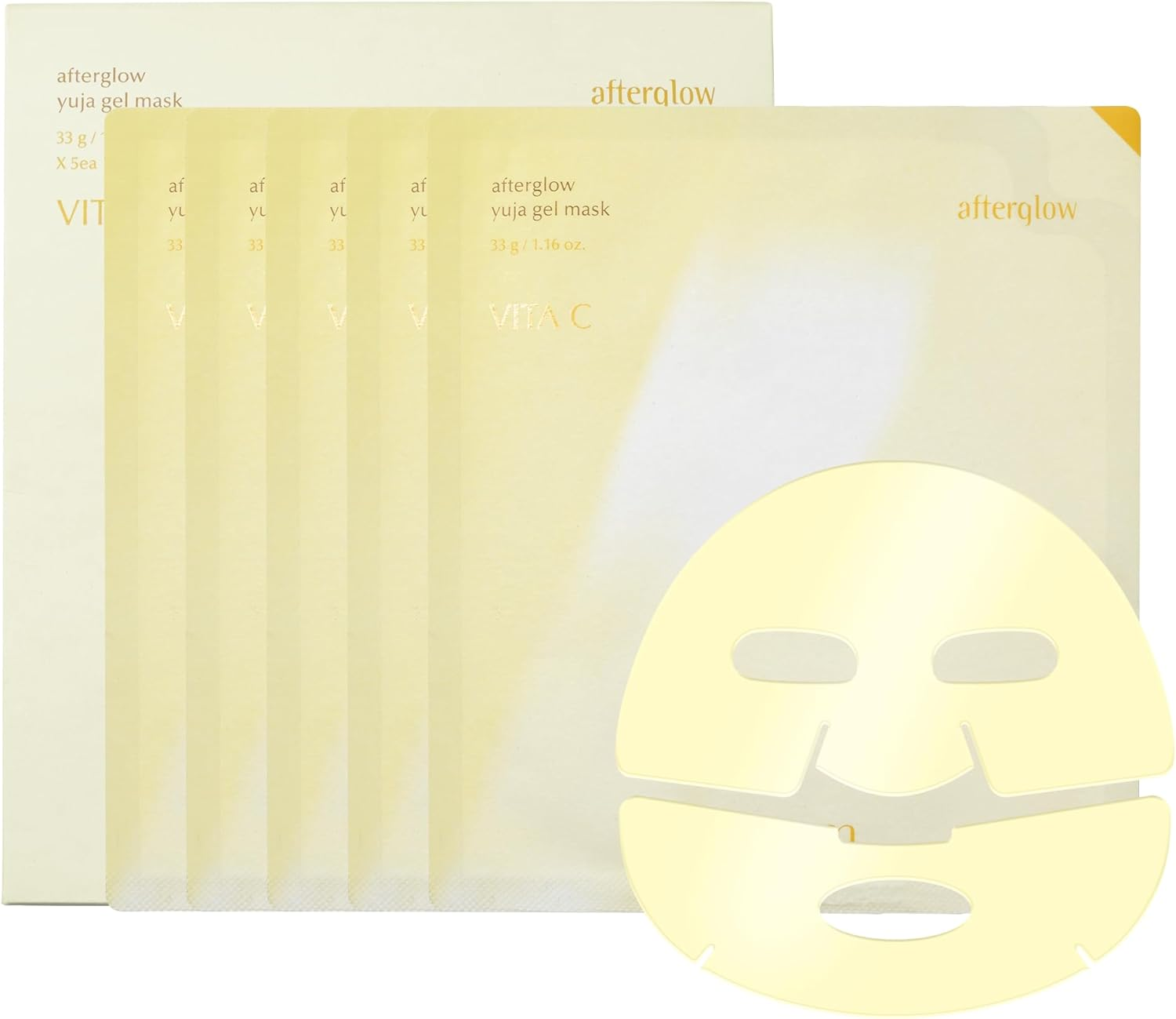 Luvum Slow Aging Phyto Collagen Gel Mask, Collagen, Overnight Hydrogel Mask, 4+1 Pack