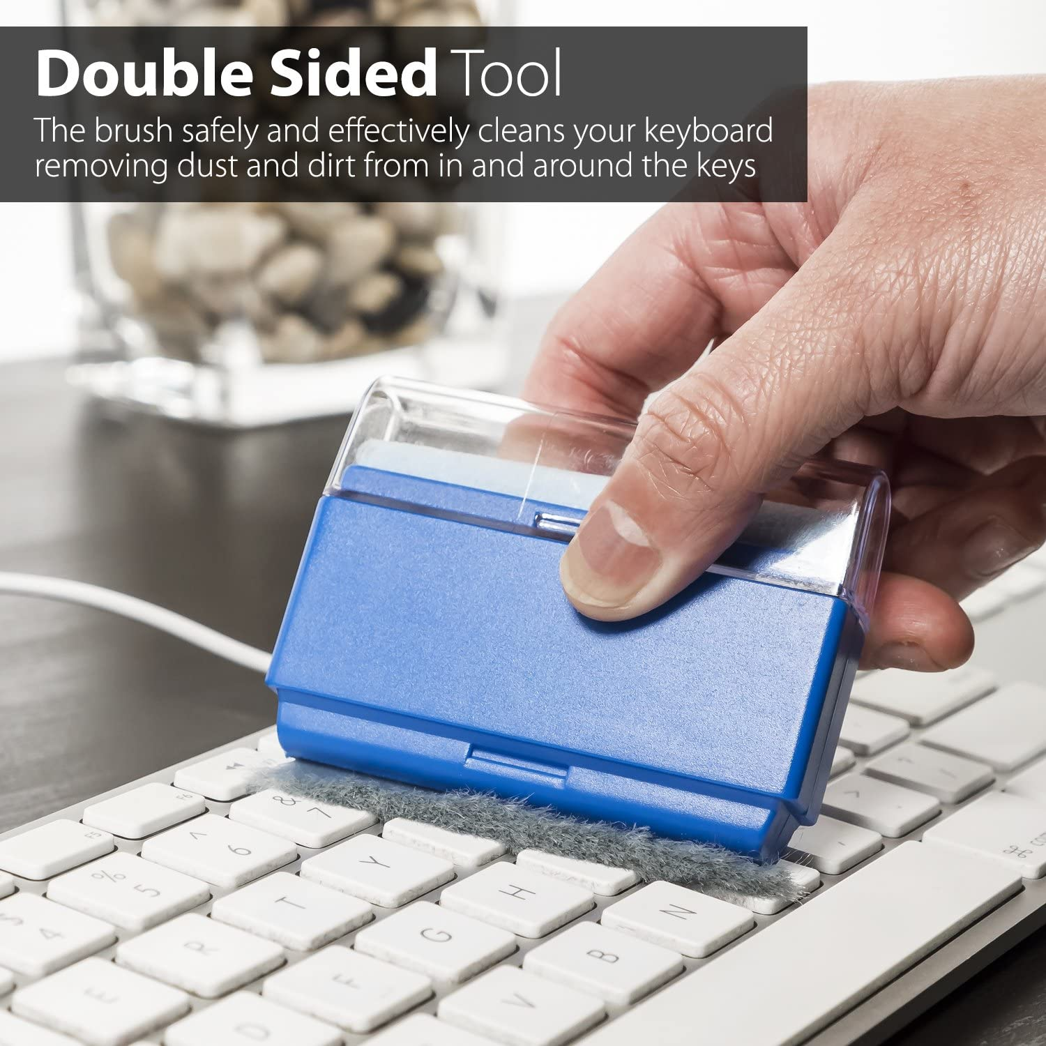 Screen Cleaning Kit with 2 Bottle Solution (60Ml and 120Ml), 2 Microfiber Cloths, 20 Non-Alcohol Screen Cleaning Wipes, and Brush image number 6