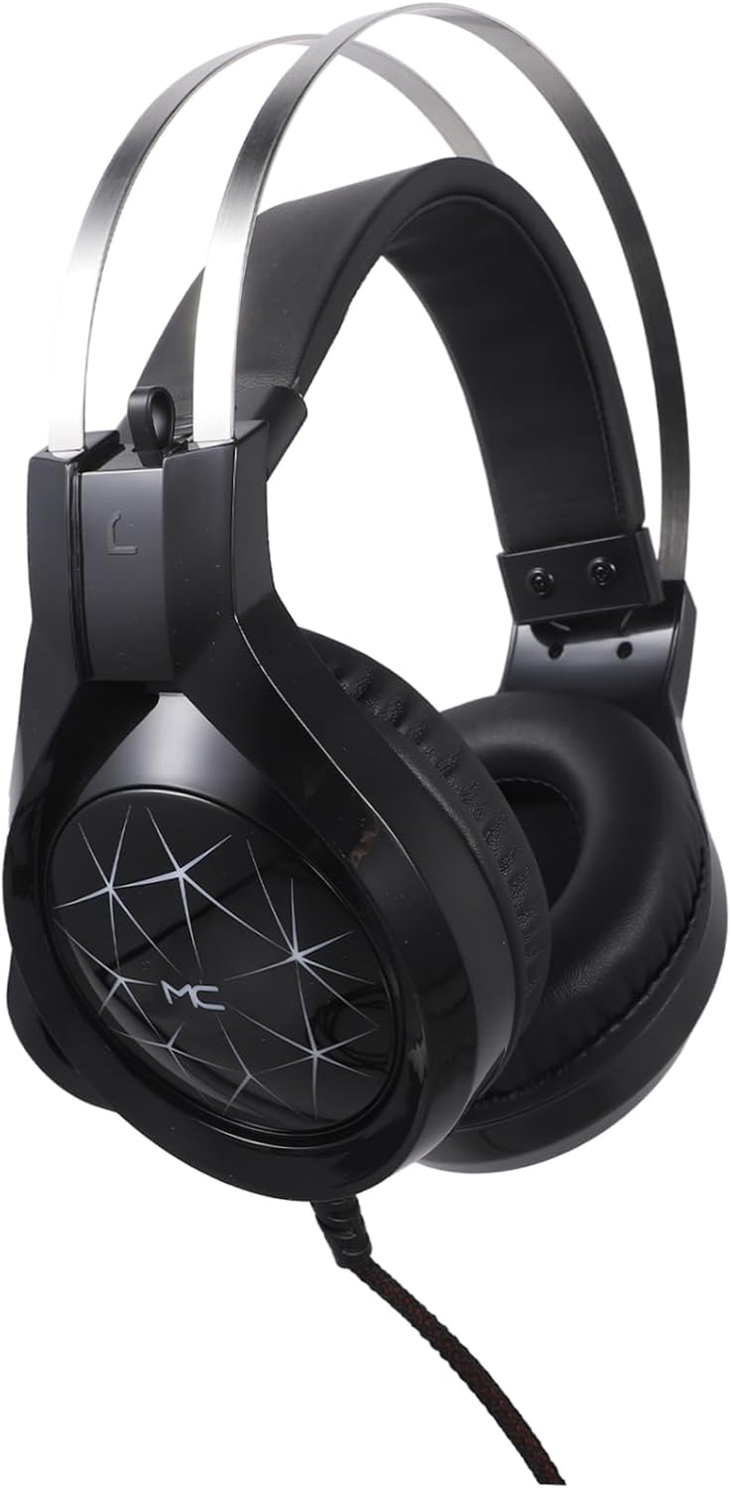 TEHAUX Microphone Computer Headset for Gaming Wired Jack Cool Luminous Design for Use Headset for Students and Gamers