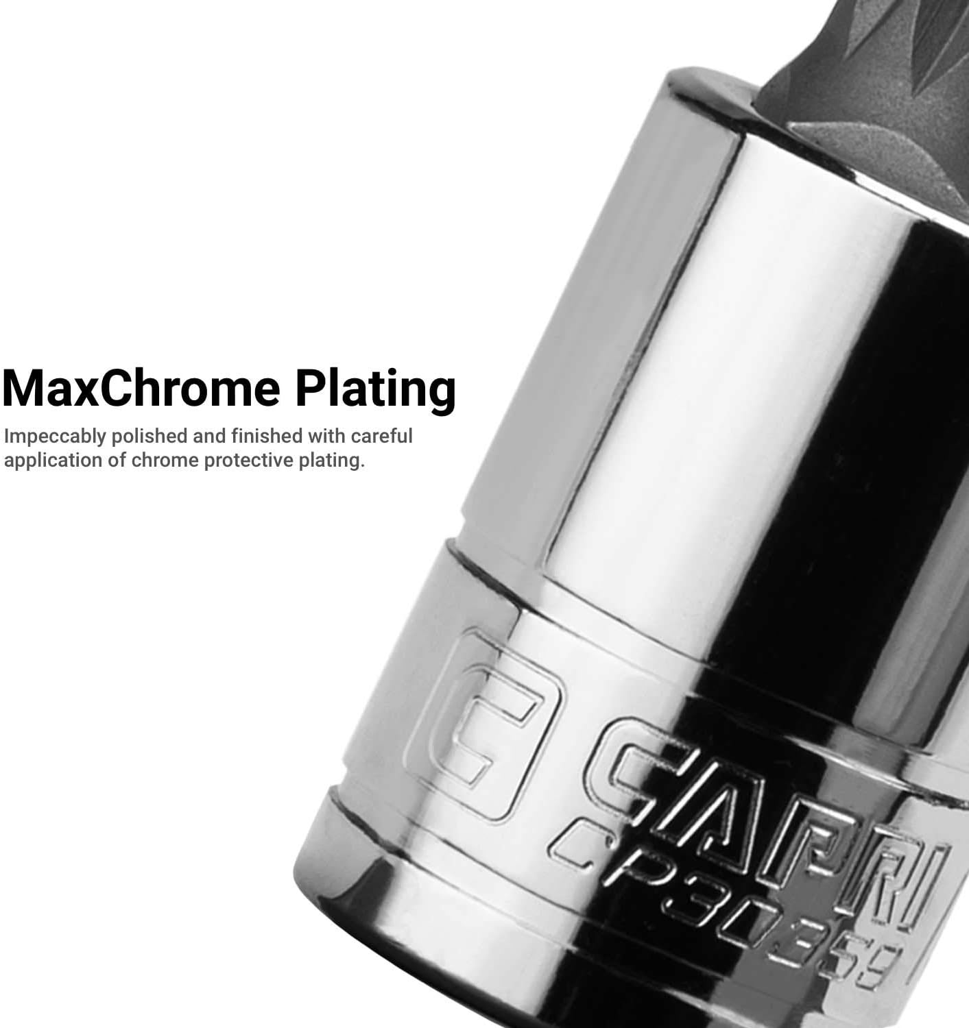 Capri Tools XZN Triple Square Bit Socket Set, 10-Piece (XZN Bit Set/Master) image number 2