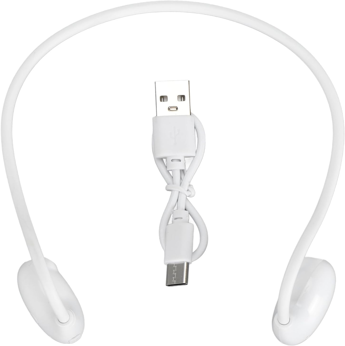 Air Conduction V5.3 EDR Headset, Sports Earphones with Open Ear Design, Ultra Light, 8H Playback, for Ios, for Exercise, Running, Cycling, Driving (White) image number 4