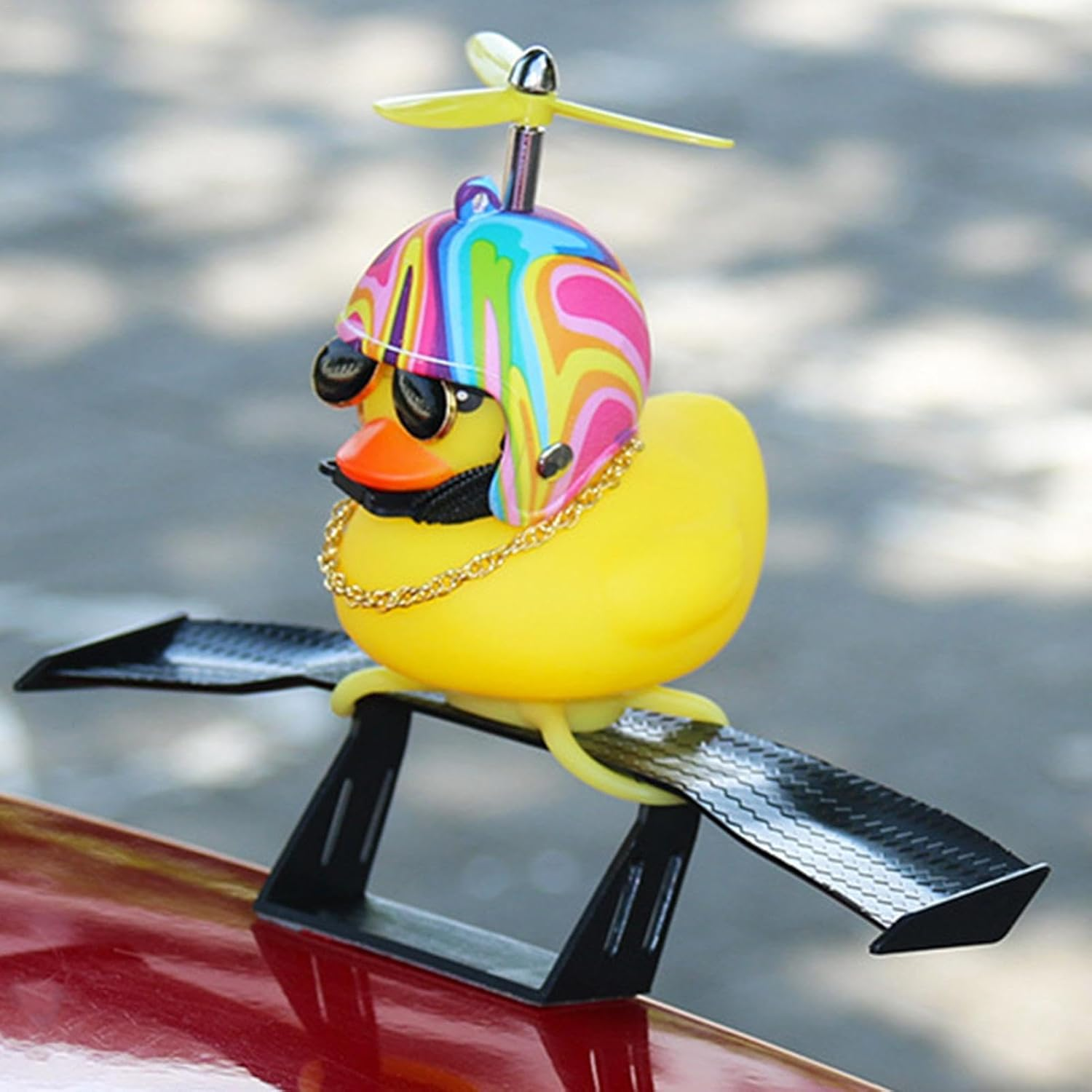 Duck Car Decoration,Rear Wing Decoration | Car Cool Decoration, Yellow Duck Decoration, Car Tail Duck Decoration, Small Car Exterior Decoration