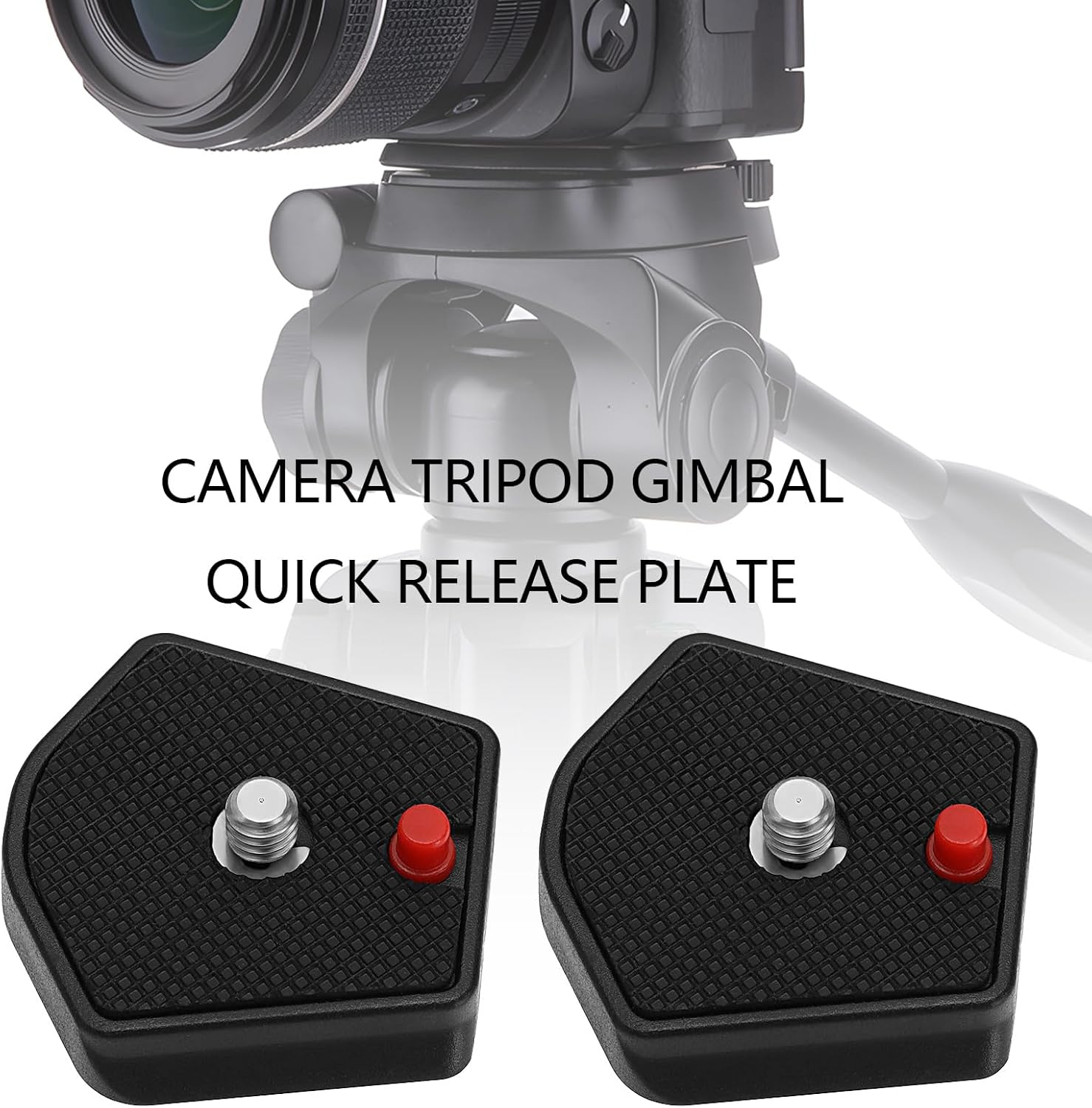 Emagtech 2Pcs 785PL Quick Release Plate 1/4Inch Screw Compatible with Manfrotto Modo 715B 715SHB 718B 718SHB 7321YB 785B 785SHB Models for Universal Tripod SLR Camera image number 2