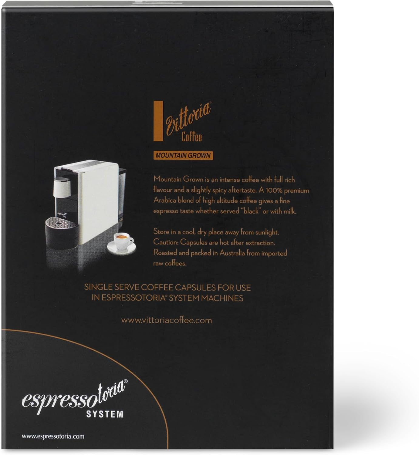 Vittoria Coffee Mountain Grown Espressotoria Capsules 78 G (Case of 12) image number 1