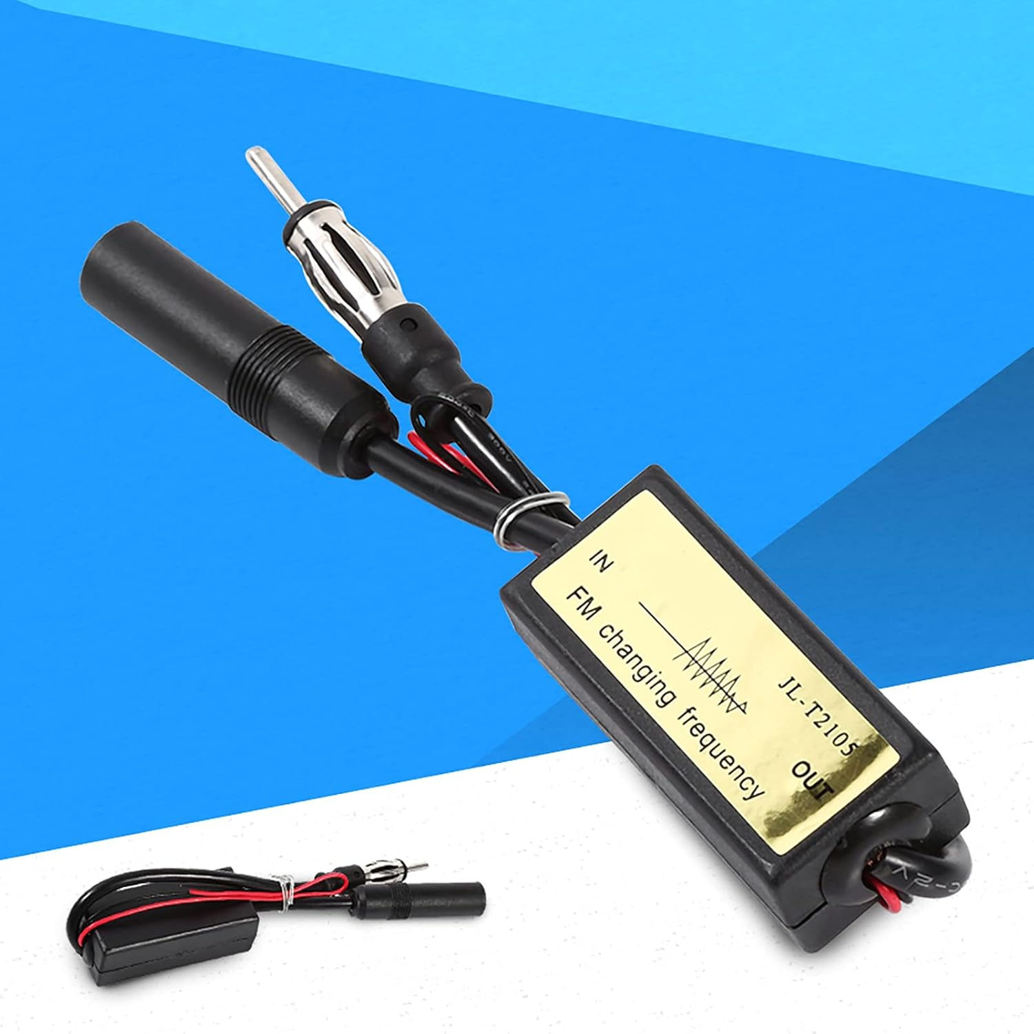 Car FM Band Expander Frequency Antenna Radio Converter Reduces Fm88-108Mhz to 76-90Mhz for Japanese Autos with Easy Installation