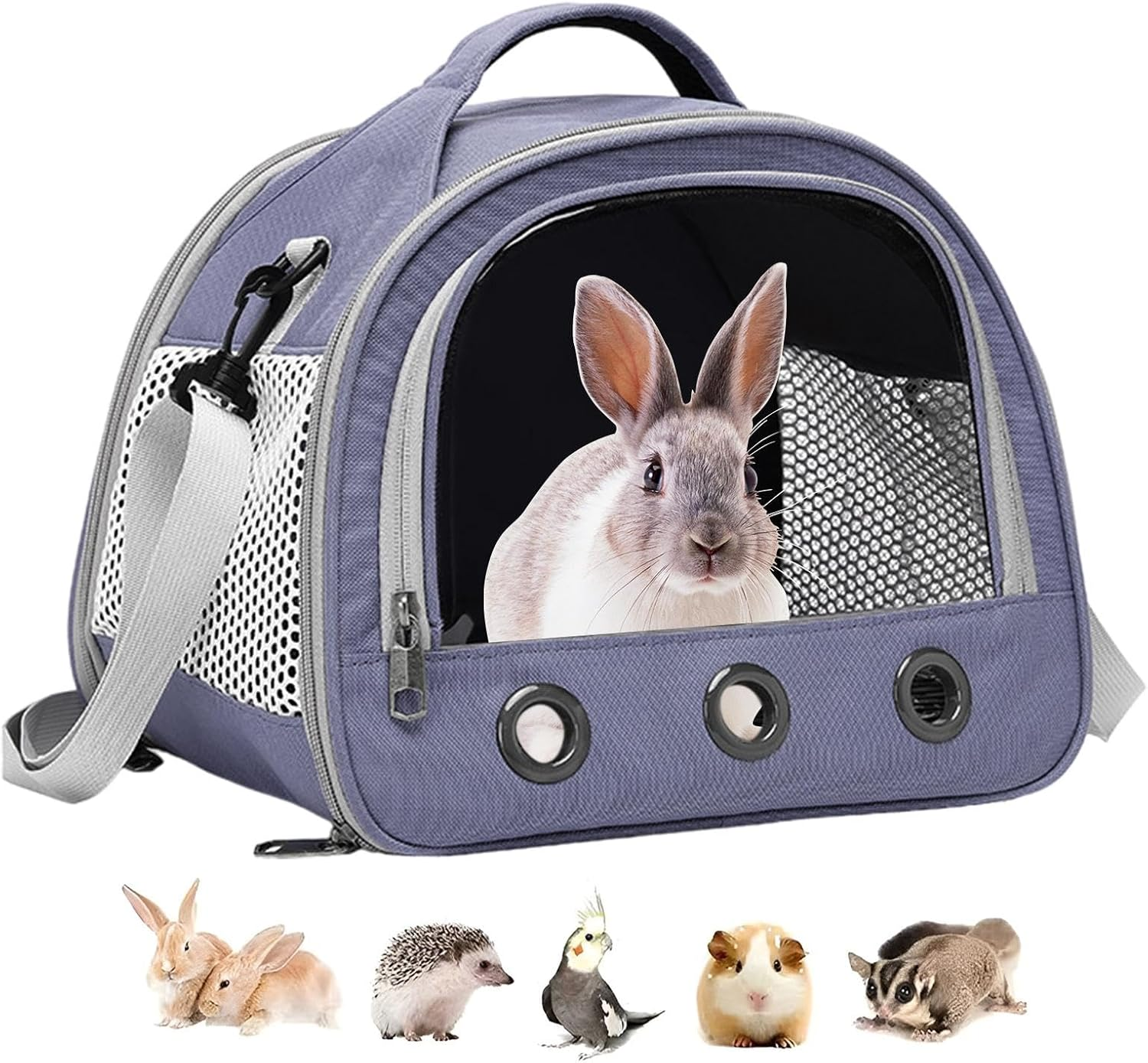 Bird Outing Bag,Lightweight Backpack for Parrot | Foldable & Handheld Breathable Shoulder Bag for Parrot, Hamster, Pigeon & Small Pets