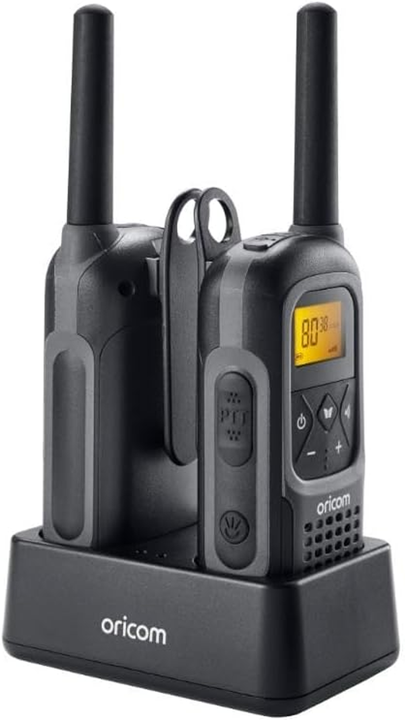 Oricom UHF2500-2GR 2 Watt Waterproof Handheld UHF CB Radio Twin Pack, Grey image number 4