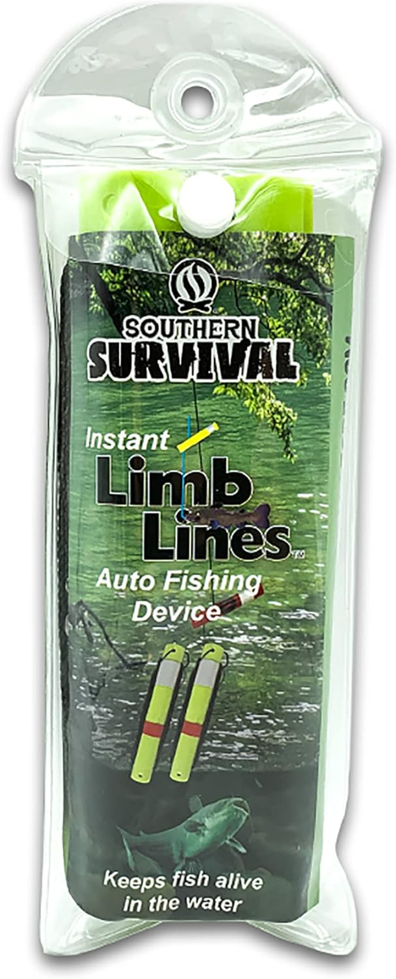 BATTLBOX Survival Fishing Kit Limb Lines Auto Fishing Device 2-Pack - Outdoor Survival Tools Camping Bushcraft Fishing - Lightweight, Compact, Easy to Use image number 5