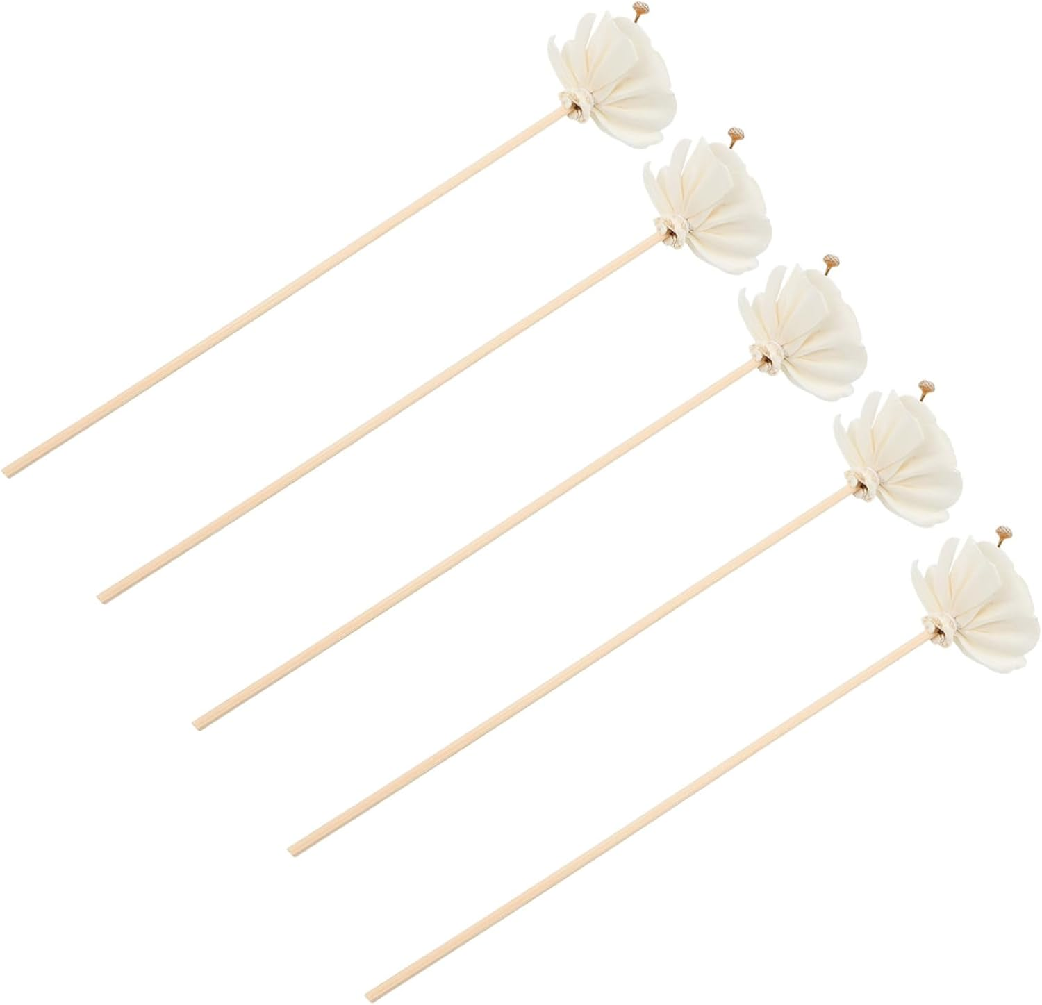 Ciieeo 5Pcs Peony Aromatherapy Flower Diffuser Sticks for Home Products Fragrance Sticks Artificial Flowers for Decoration Aroma for Essential Oil Vines in House Decor image number 3