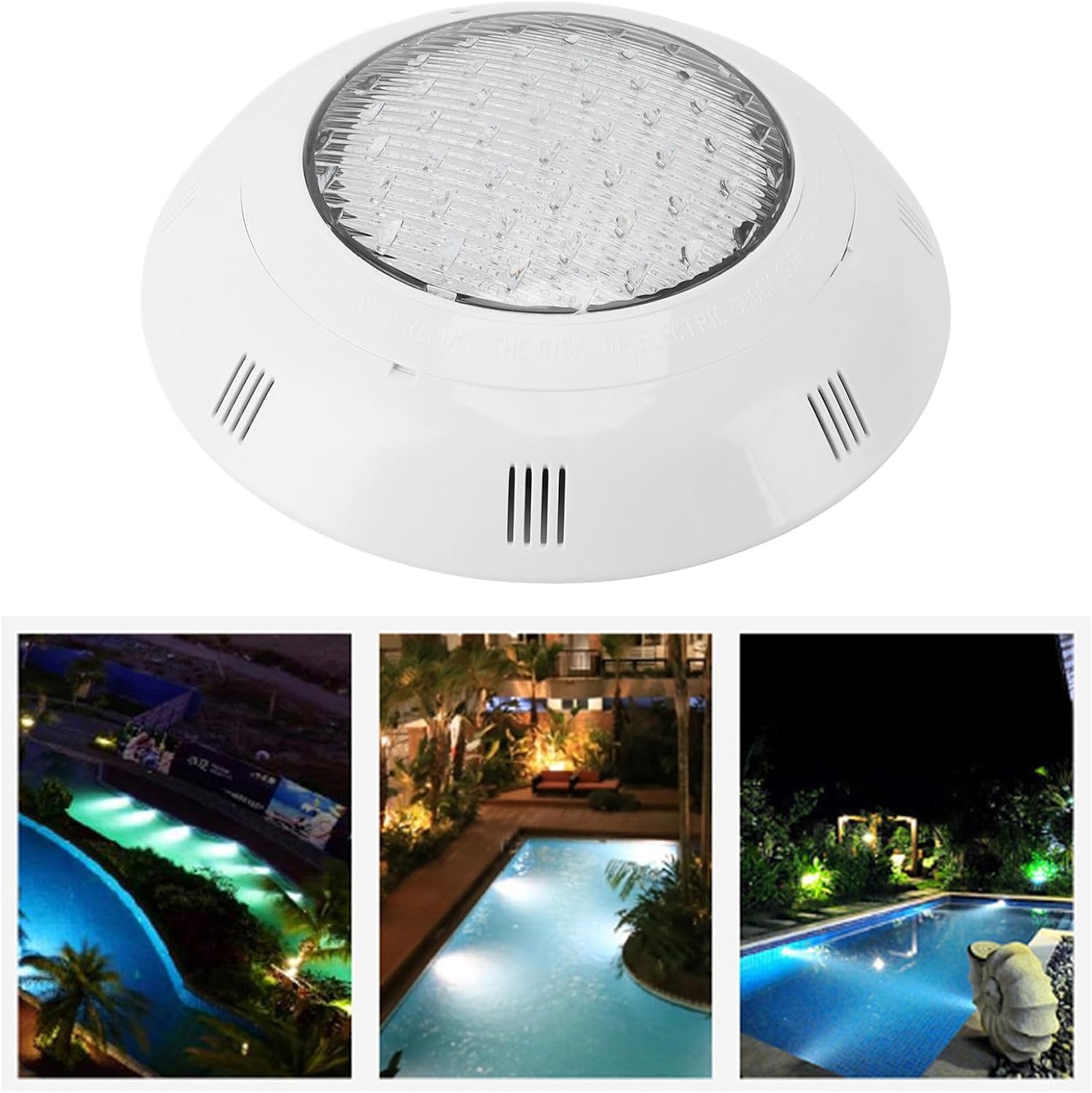 LED Pool Light, Underwater Pool Light 12V, RGB Color Changing, with Remote Control, 7 Colors, 3 Modes, Ideal for Inground, Spas, Decoration