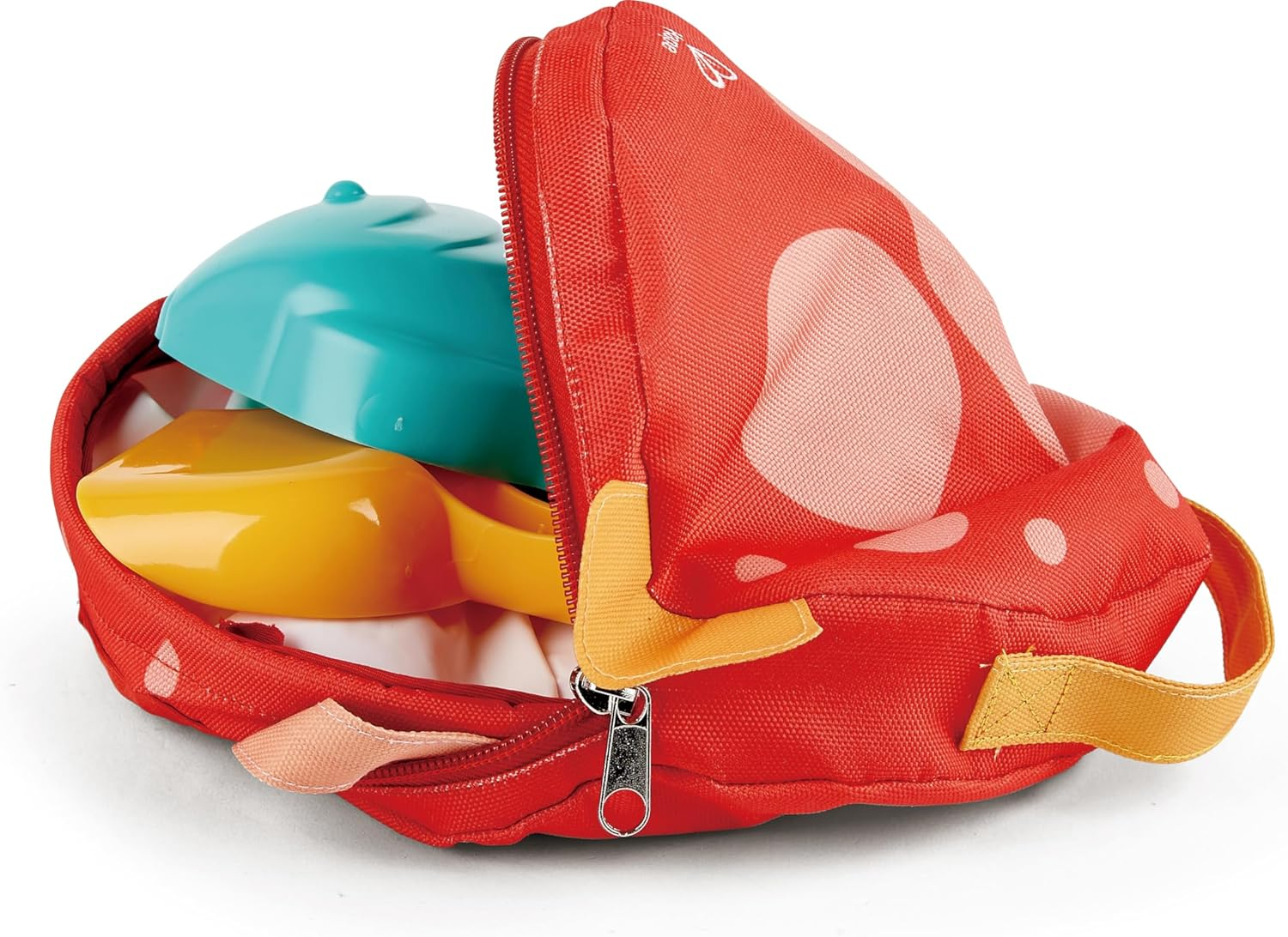 Hape Beach Toys Backpack Set with Sand Tools - Foldable Mesh Beach Bag with Summer Outdoor Play Toys for Kids - Portable Beach and Pool Play Kit image number 6